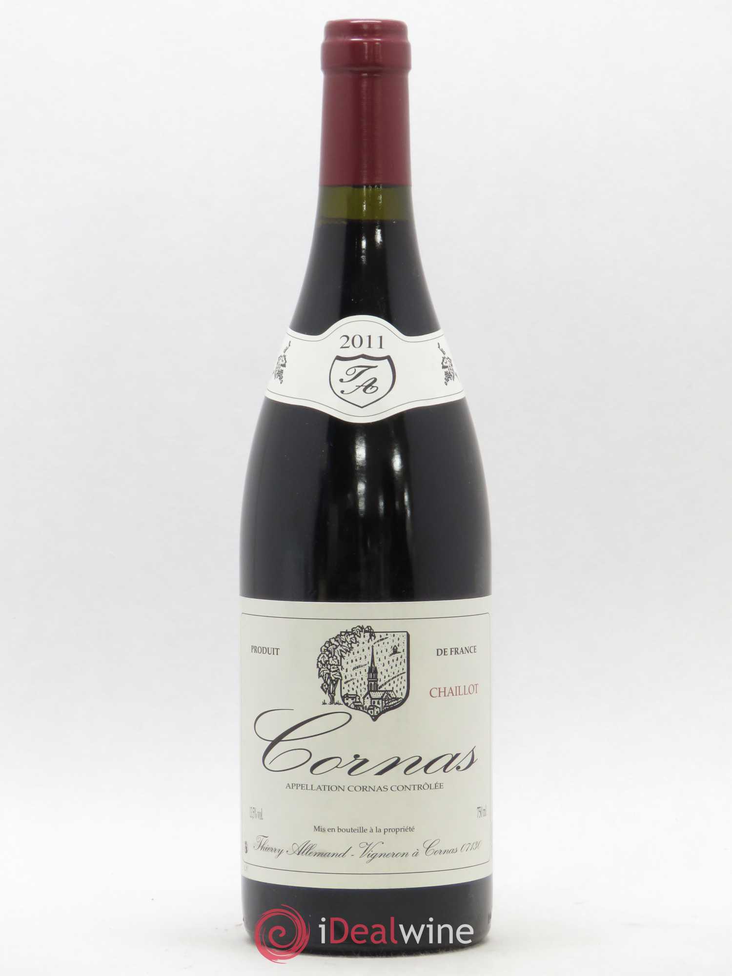 Cornas Chaillot Thierry Allemand 2011 - Lot de 1 bouteille - 0