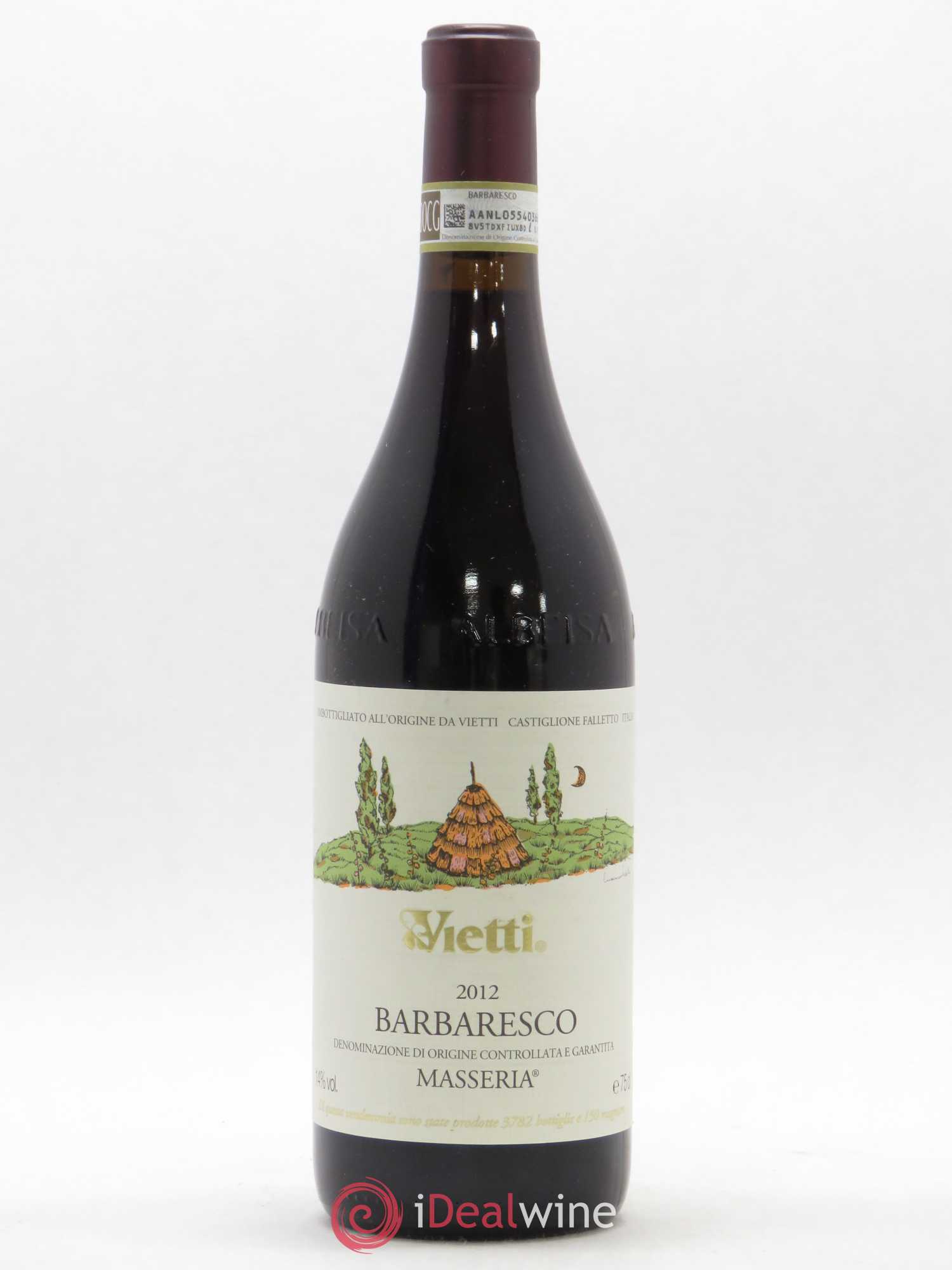 Barbaresco DOCG Masseria Vietti 2012 - Lot de 1 bouteille - 0