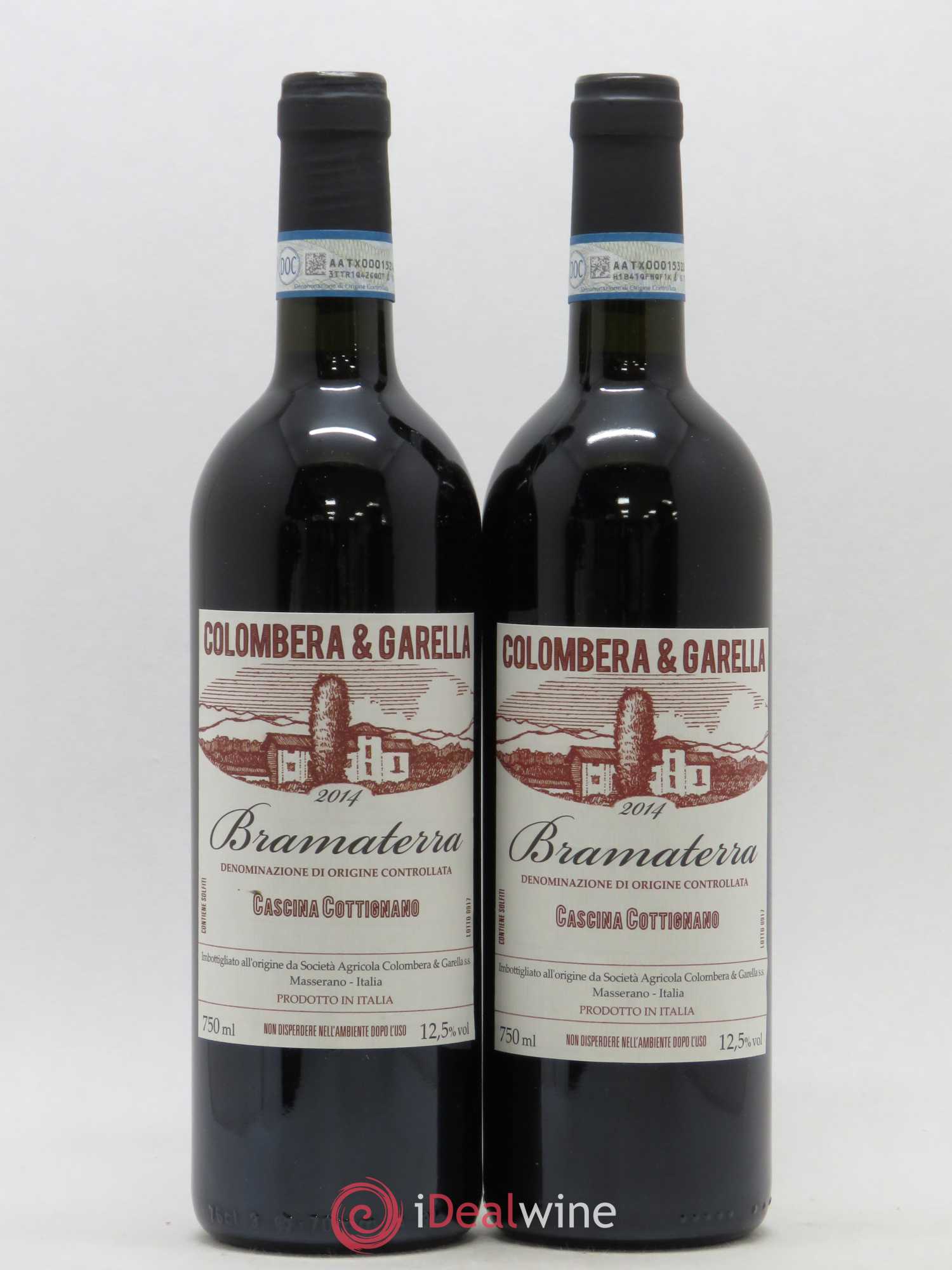 Italie Colombera Bramaterra Cascina Cottignano 2014 - Posten von 2 Flaschen - 0