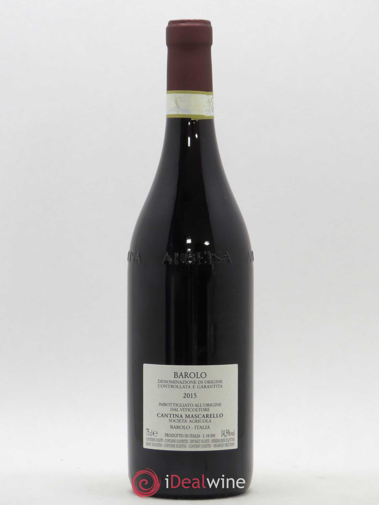 Barolo Bartolo Mascarello 2015 - Lot de 1 bouteille - 1