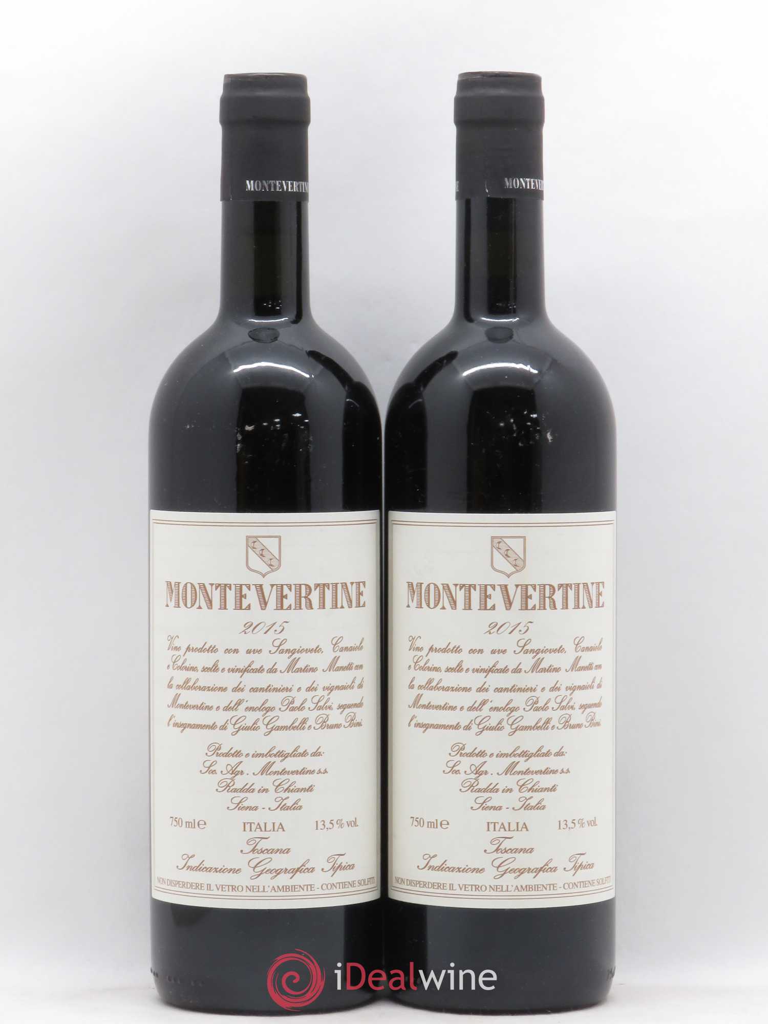 Toscana IGT Montevertine Famille Manetti 2015 - Lot de 2 bouteilles - 0