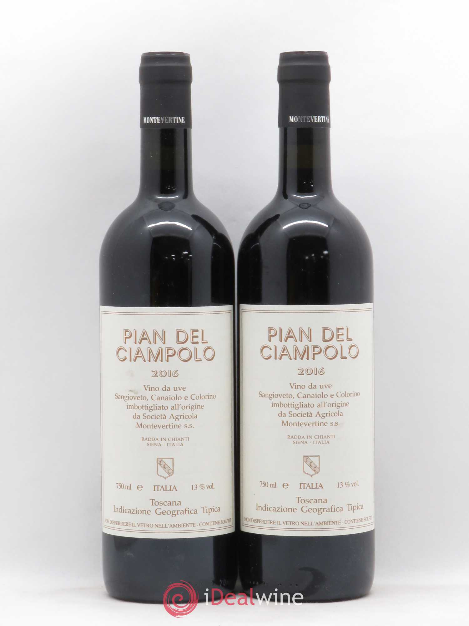 Toscana IGT Montevertine Pian Del Ciampolo Sangioveto Canaiolo e Colorino 2016 - Posten von 2 Flaschen - 0
