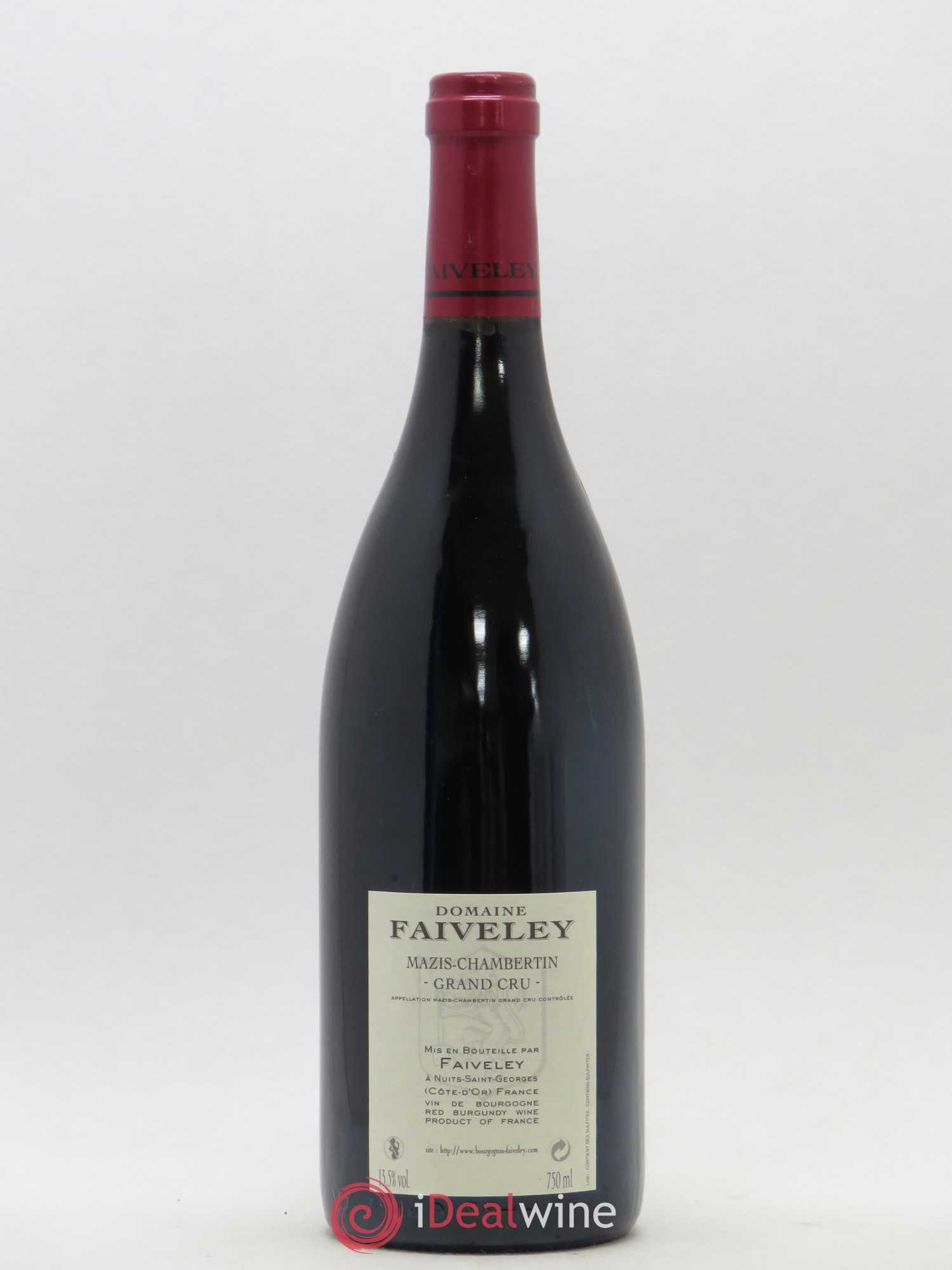 Mazis-Chambertin Grand Cru Faiveley 2003 - Lot de 1 bouteille - 1