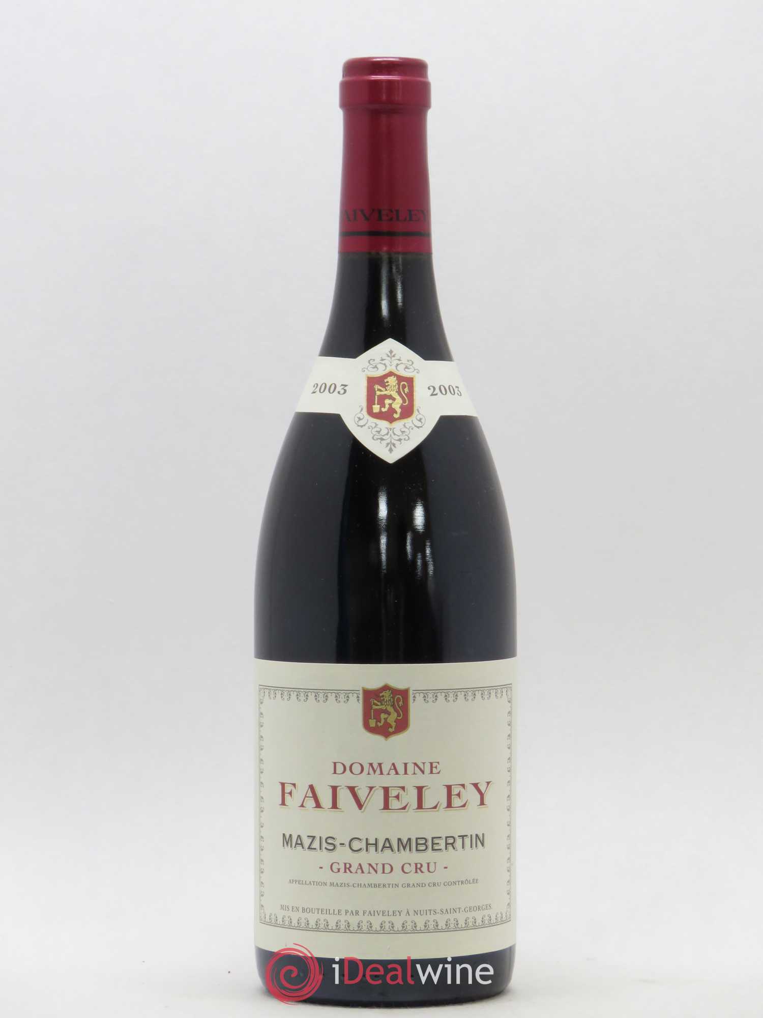 Mazis-Chambertin Grand Cru Faiveley 2003 - Lot de 1 bouteille - 0