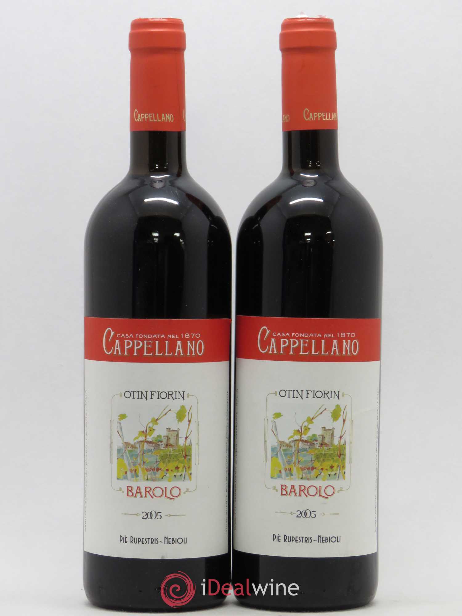 Barolo Cappellano Pie Rupestris 2005 - Lot de 2 bouteilles - 0