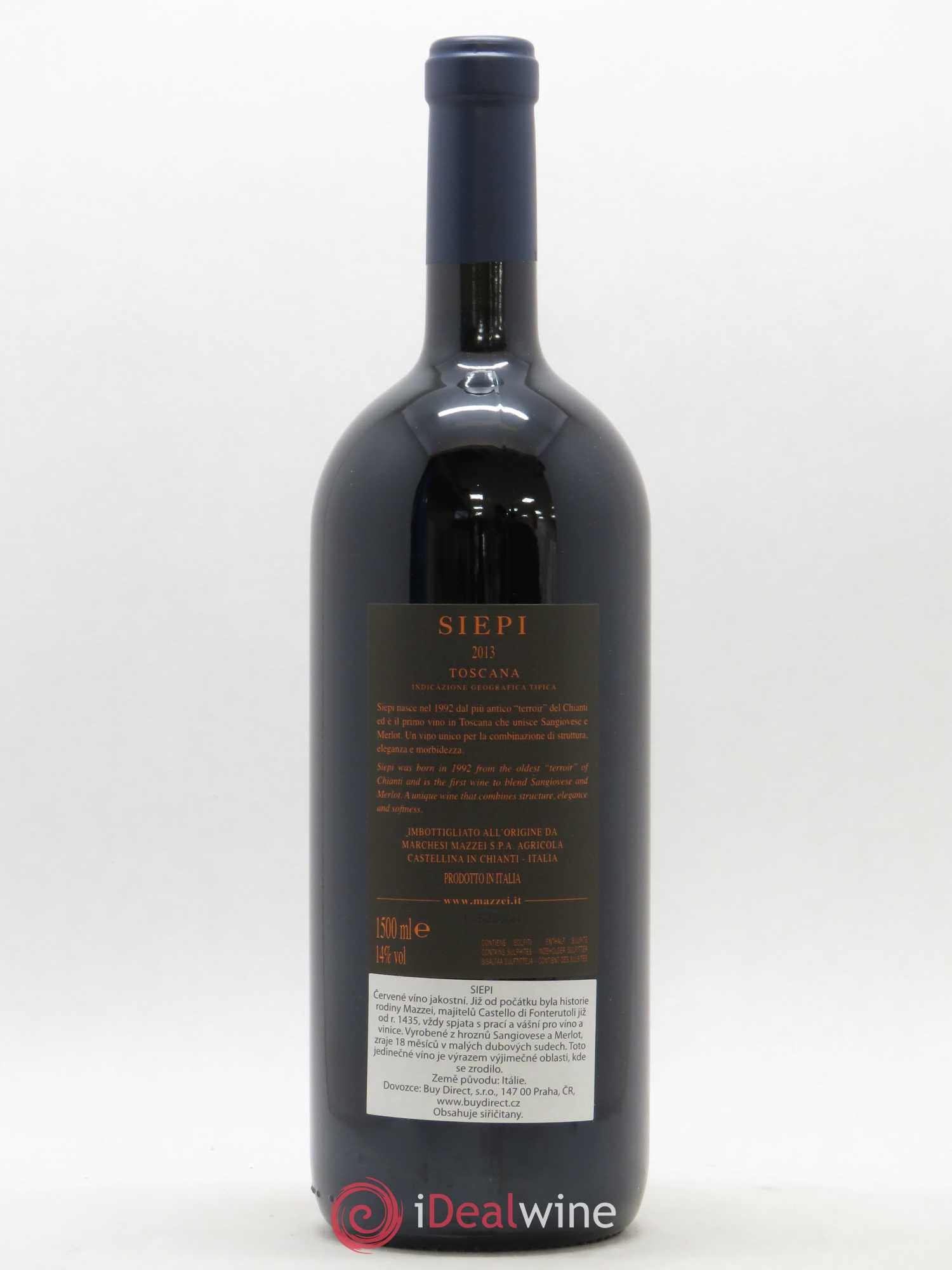 Toscana IGT Mazzei Siepi 2013 - Posten von 1 Magnum - 1