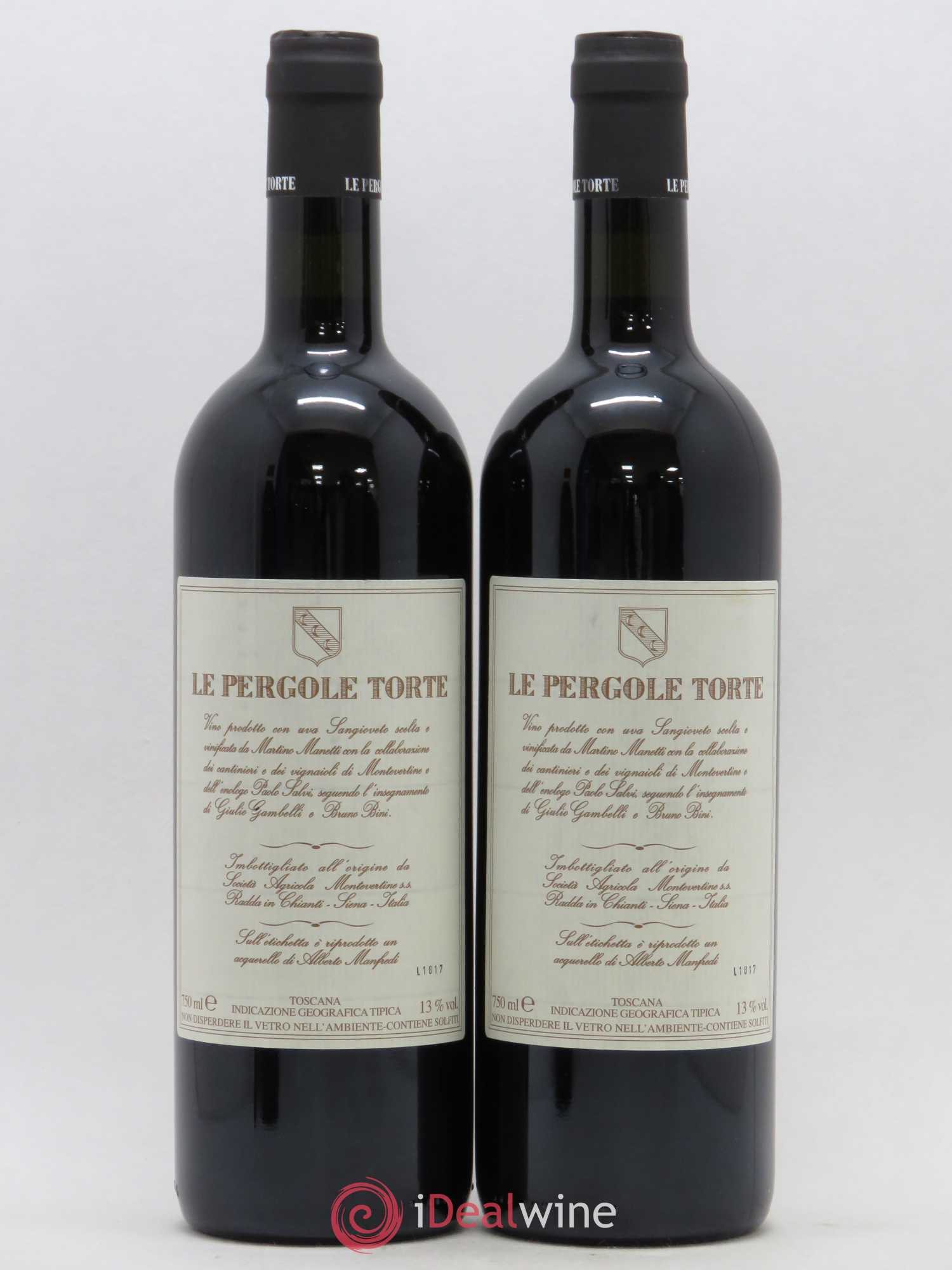 Toscana IGT Montevertine Le Pergole Torte Famille Manetti 2014 - Lot de 2 bouteilles - 1