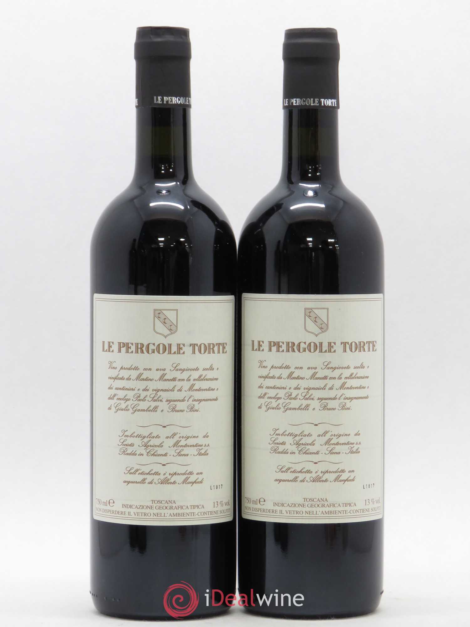 Toscana IGT Montevertine Le Pergole Torte Famille Manetti 2014 - Lot de 2 bouteilles - 1