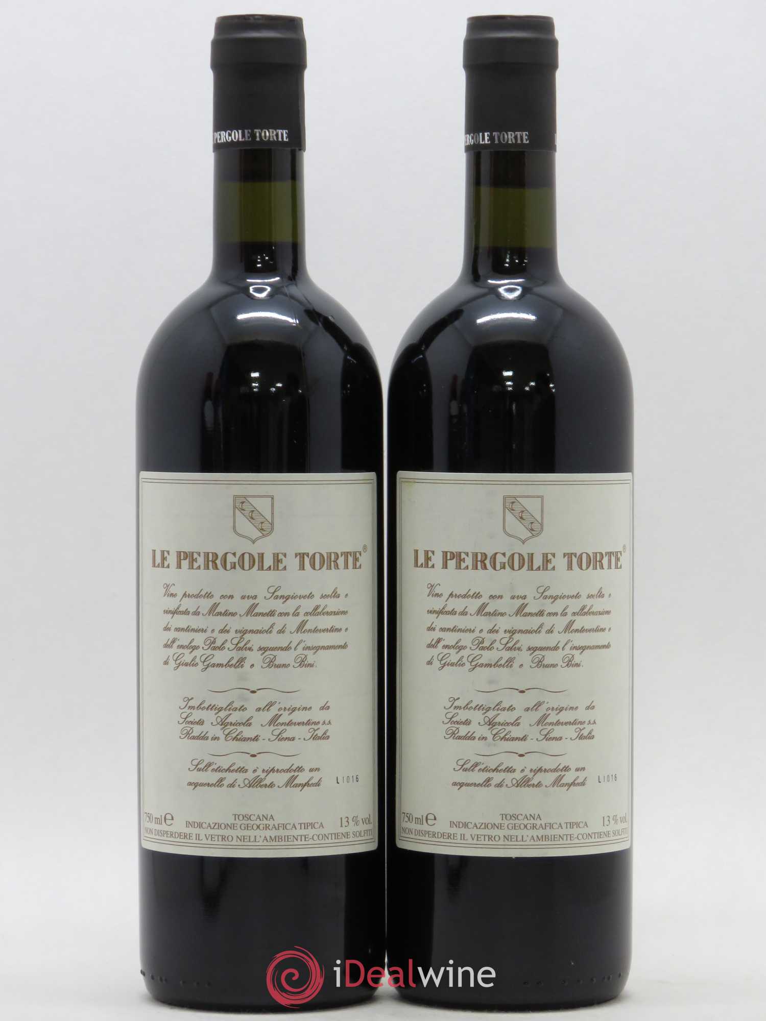 Toscana IGT Montevertine Le Pergole Torte Famille Manetti 2013 - Lot de 2 bouteilles - 1