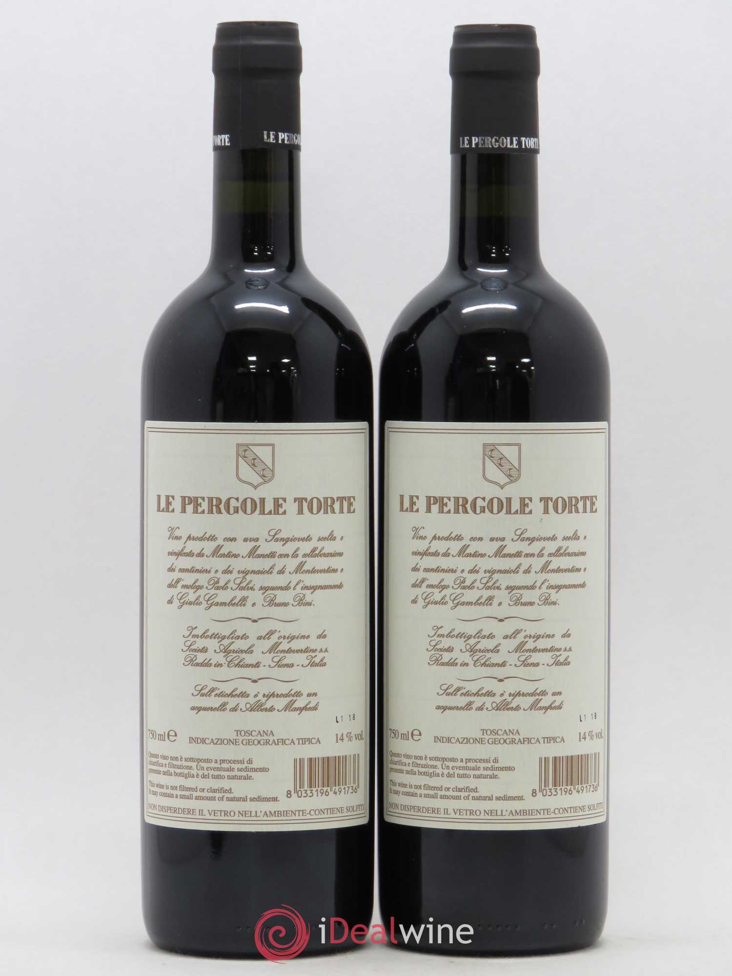 Toscana IGT Montevertine Le Pergole Torte Famille Manetti 2015 - Lotto di 2 bottiglie - 1