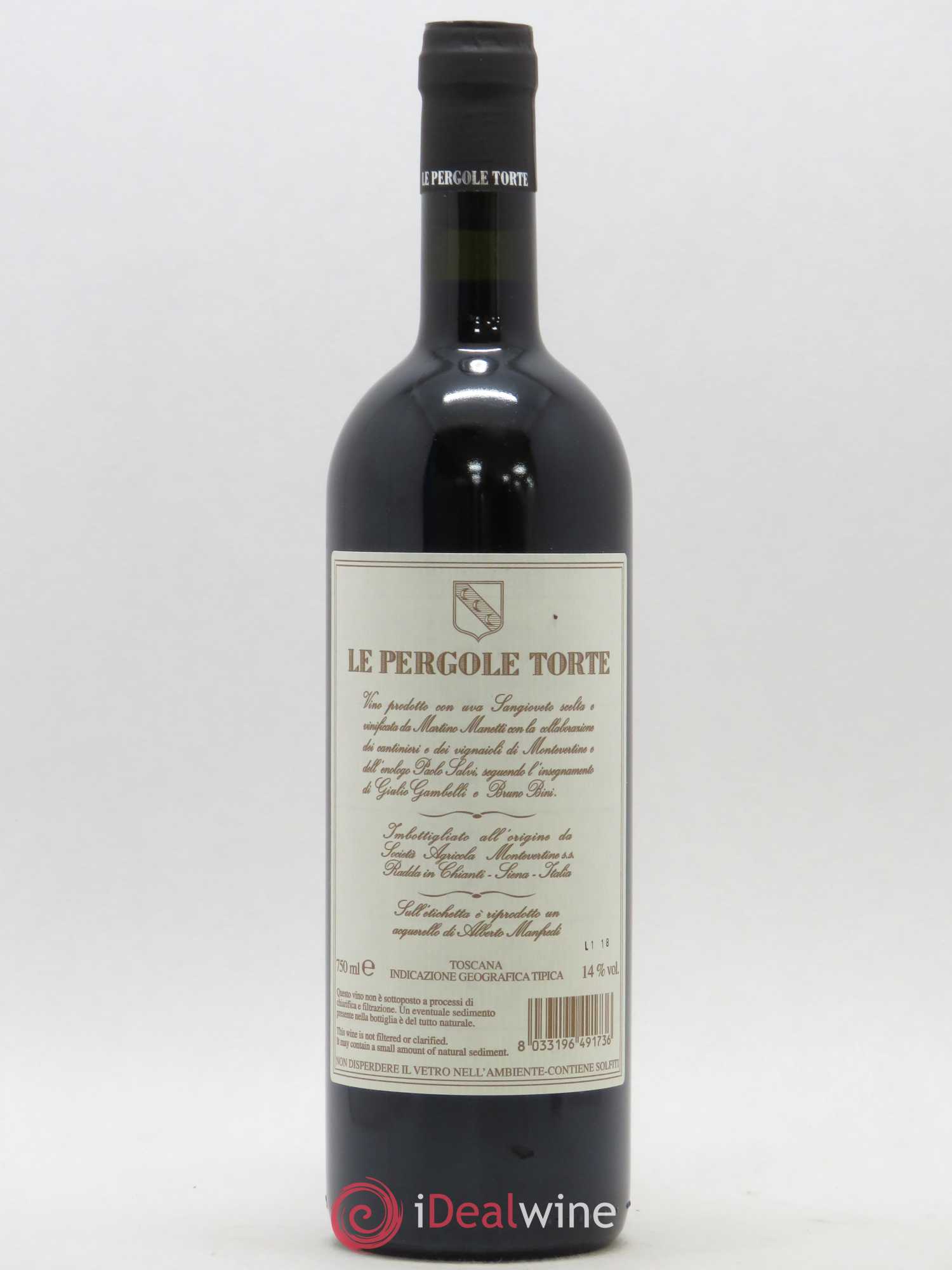 Toscana IGT Montevertine Le Pergole Torte Famille Manetti 2015 - Lot de 1 bouteille - 1