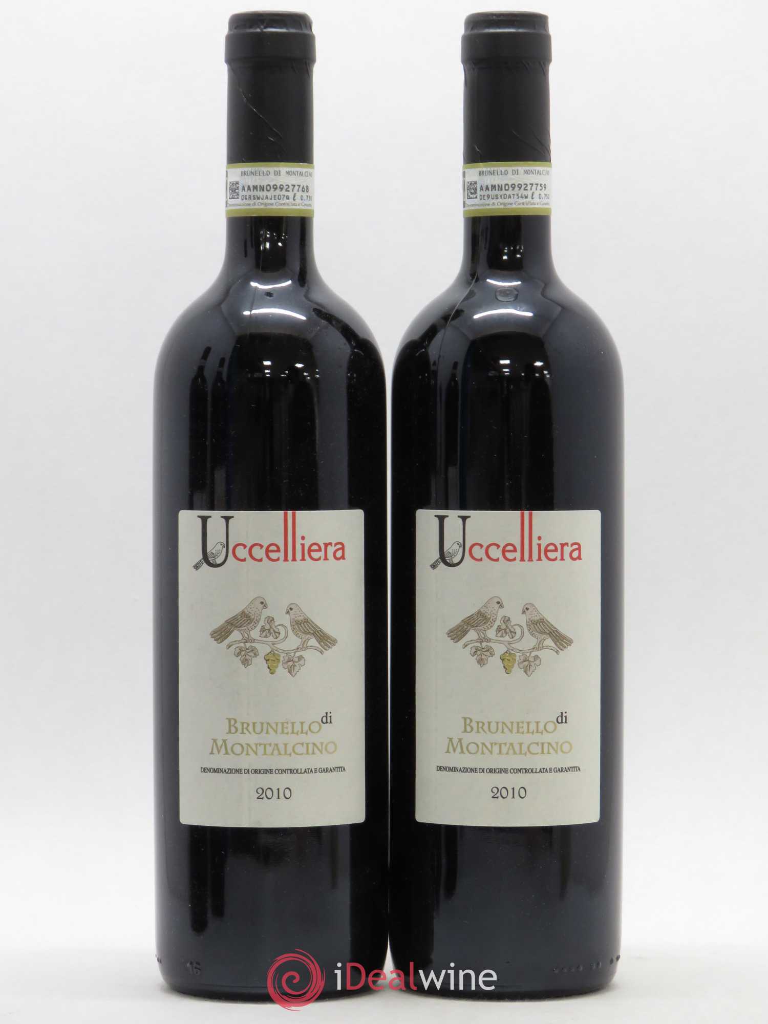 Brunello di Montalcino Uccelliera 2010 - Lot de 2 bouteilles - 0