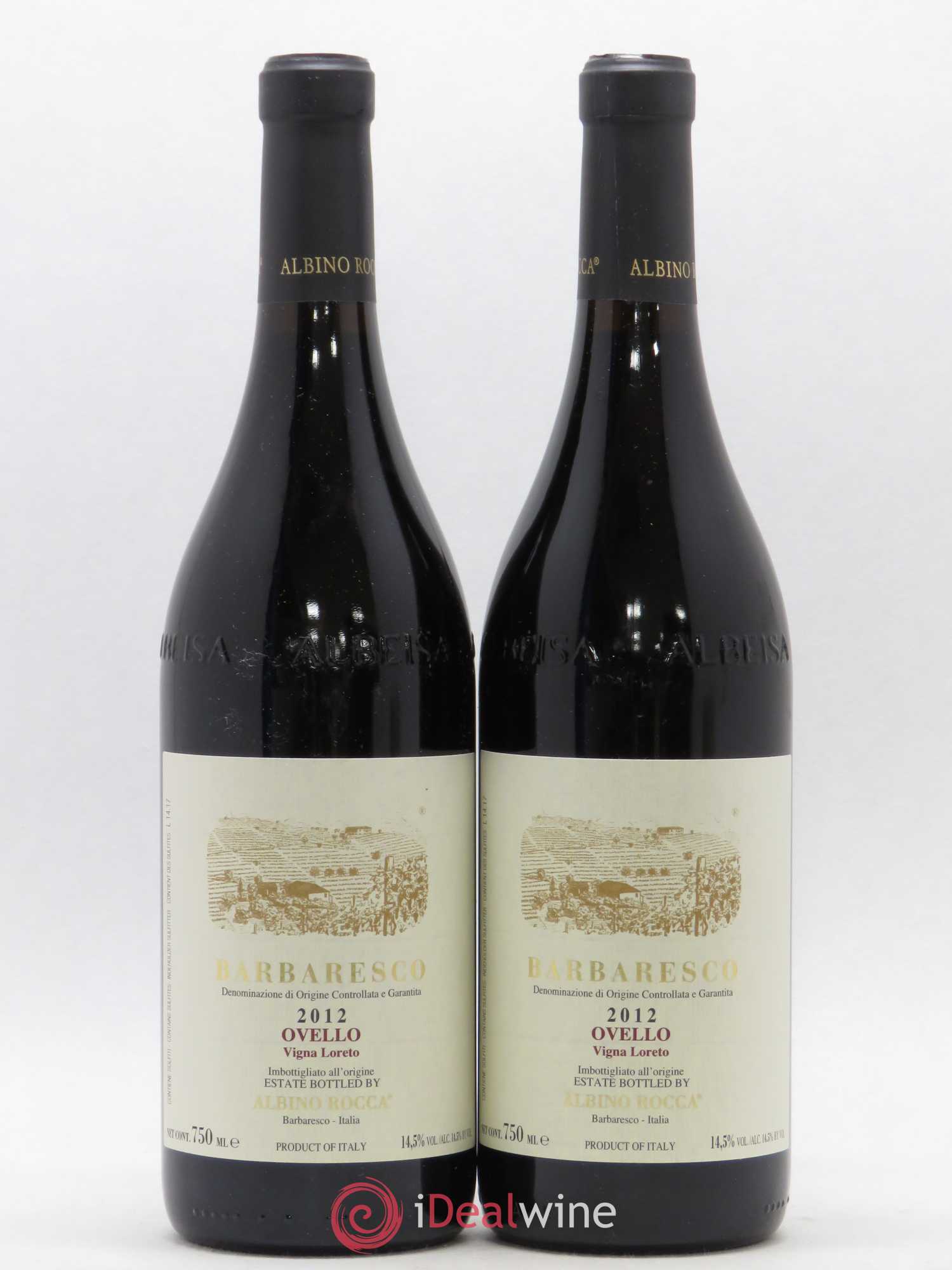 Barbaresco DOCG Albino Rocca Ovello 2012 - Posten von 2 Flaschen - 0