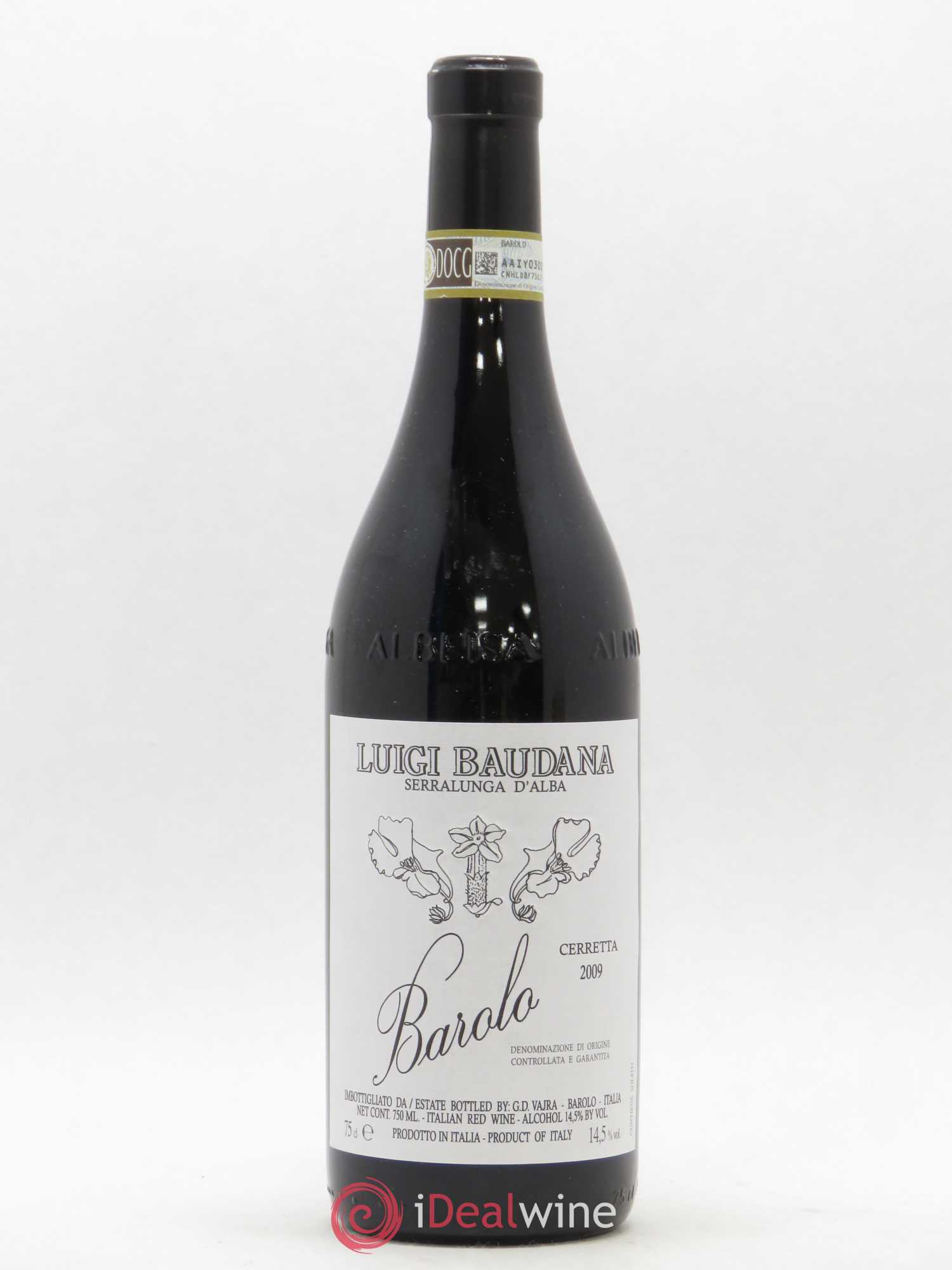 Barolo Cerretta Luigi Baudana 2009 - Posten von 1 Flasche - 0