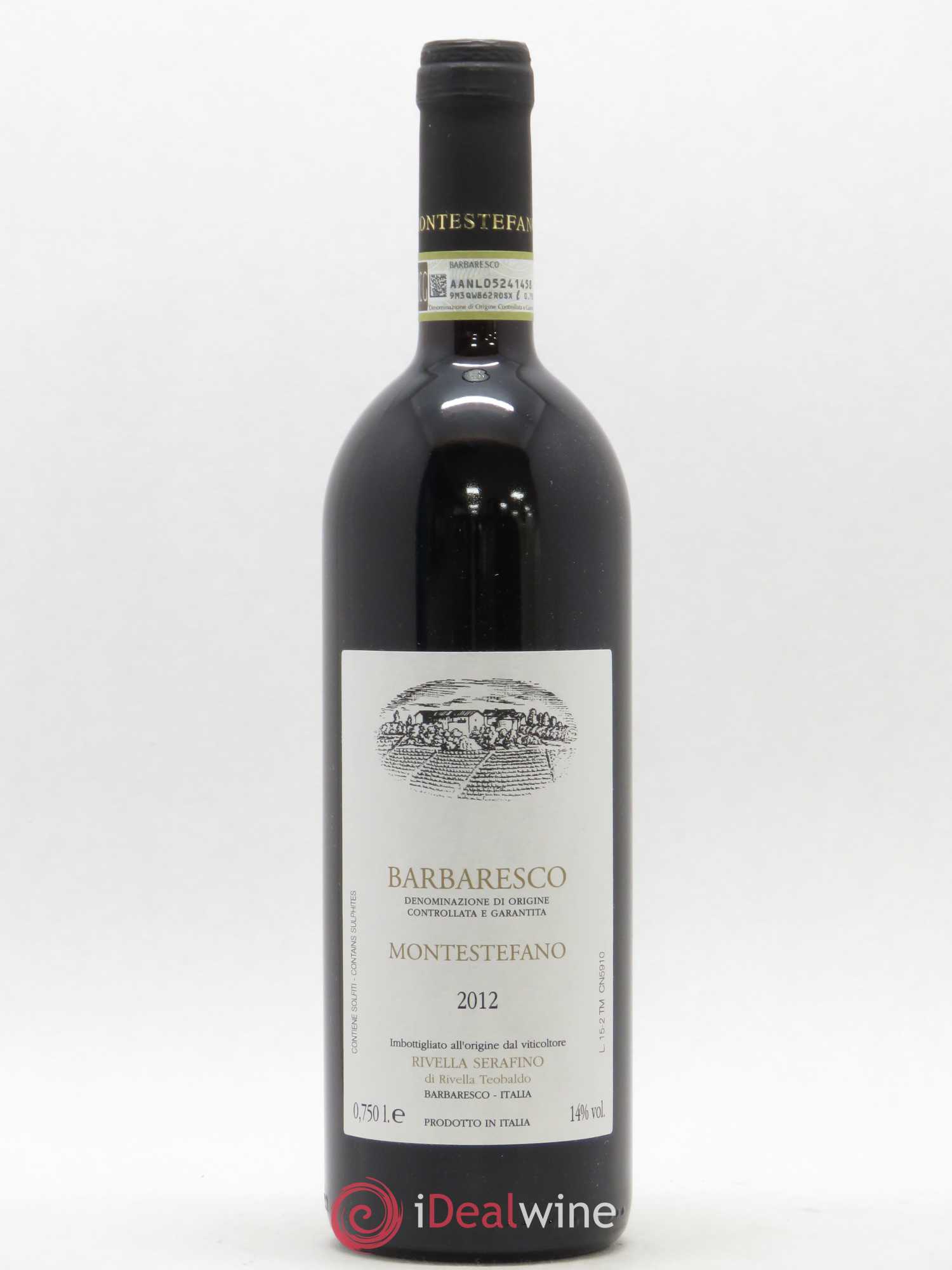 Barbaresco DOCG Montestefano Serafino Rivella 2012 - Lot de 1 bouteille - 0
