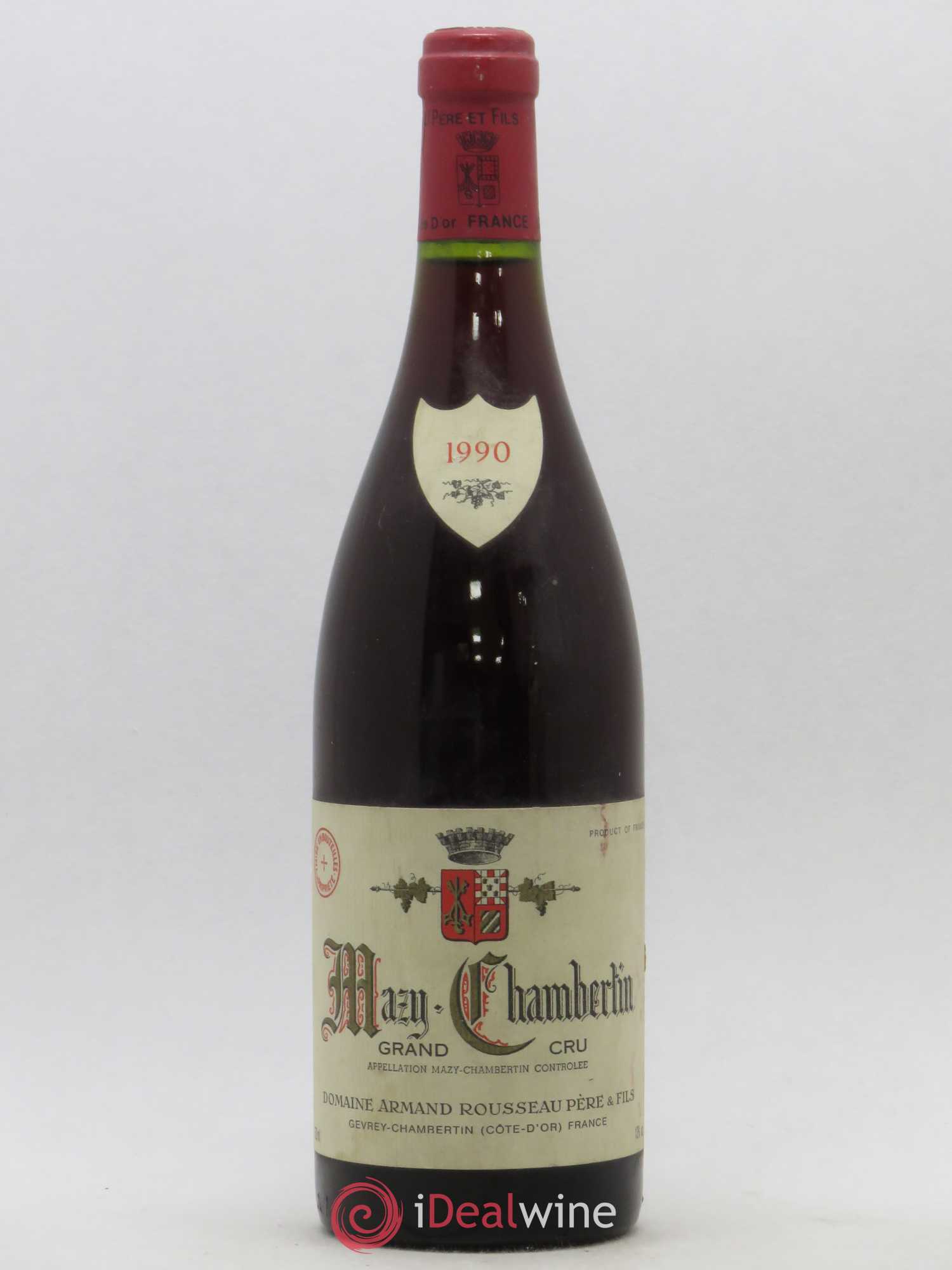 Mazis-Chambertin Grand Cru Armand Rousseau (Domaine) 1990 - Lot de 1 bouteille - 0