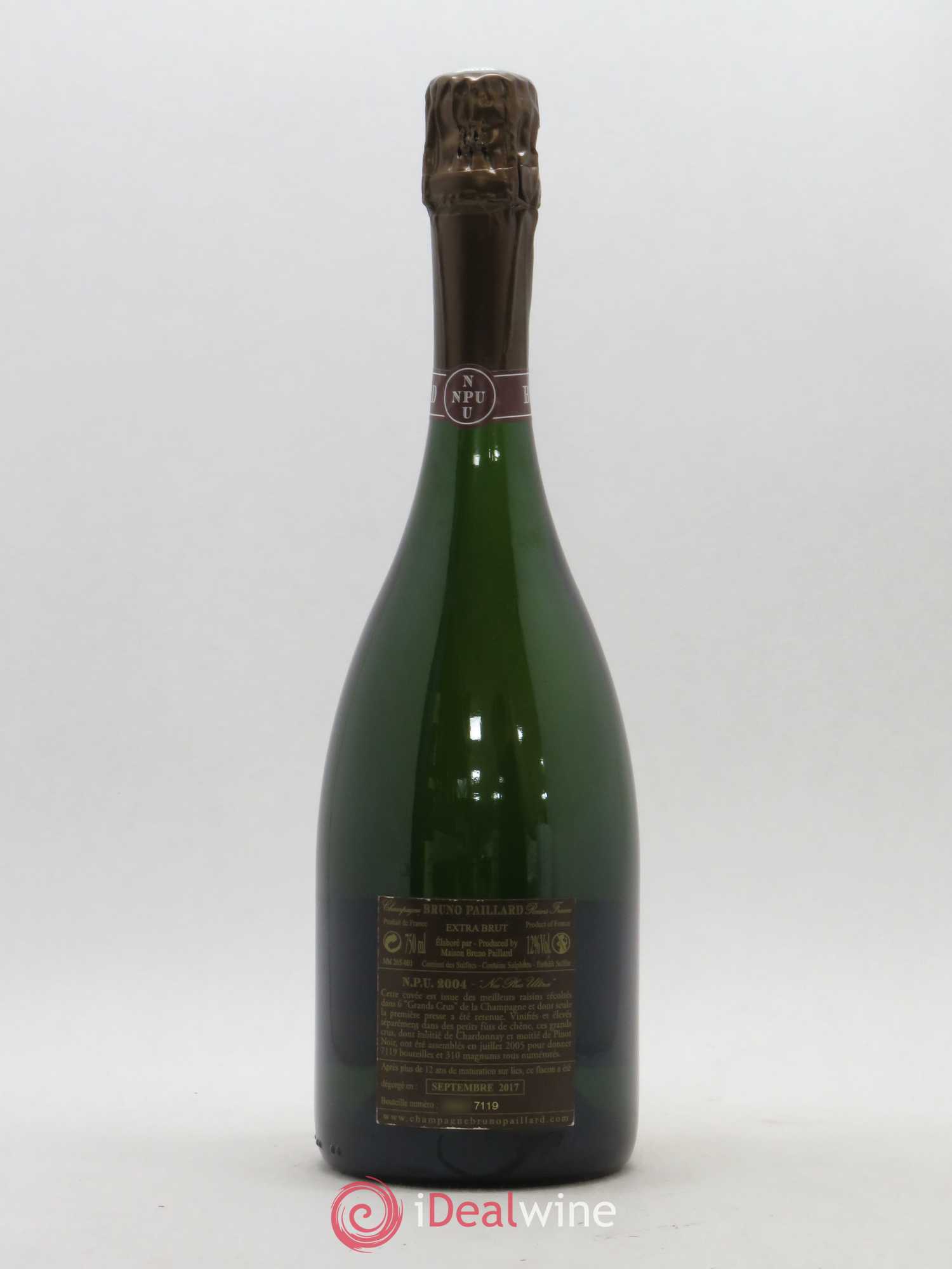 NPU Extra-Brut Bruno Paillard 2004 - Lot de 1 bouteille - 1