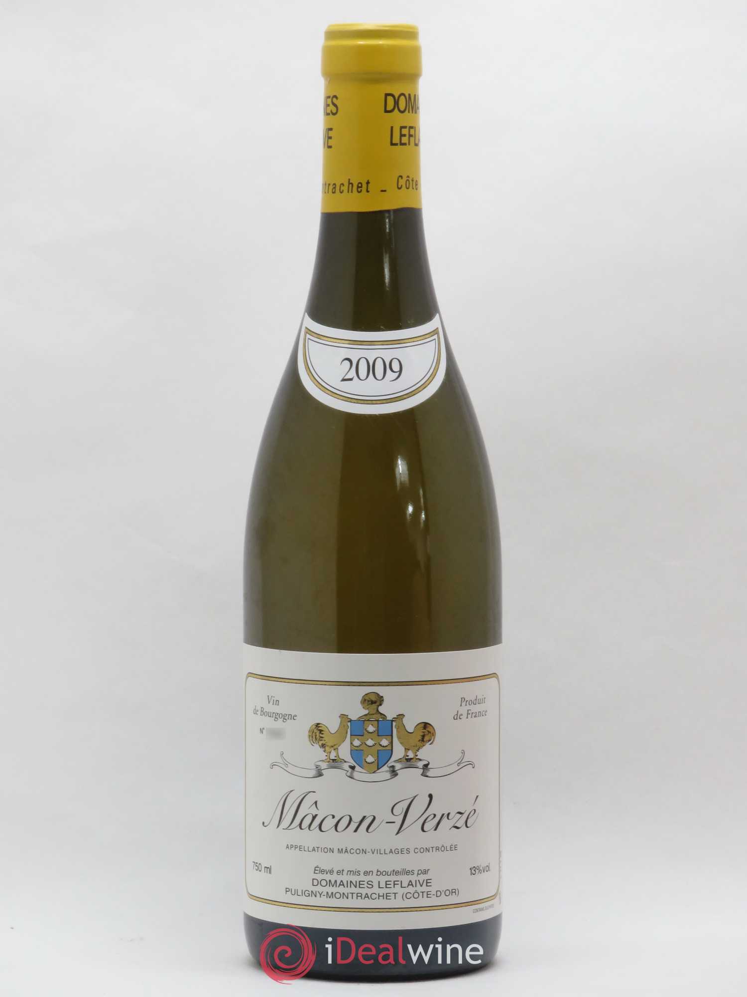 Mâcon Verzé Leflaive (Domaine) 2009 - Lot de 1 bouteille - 0