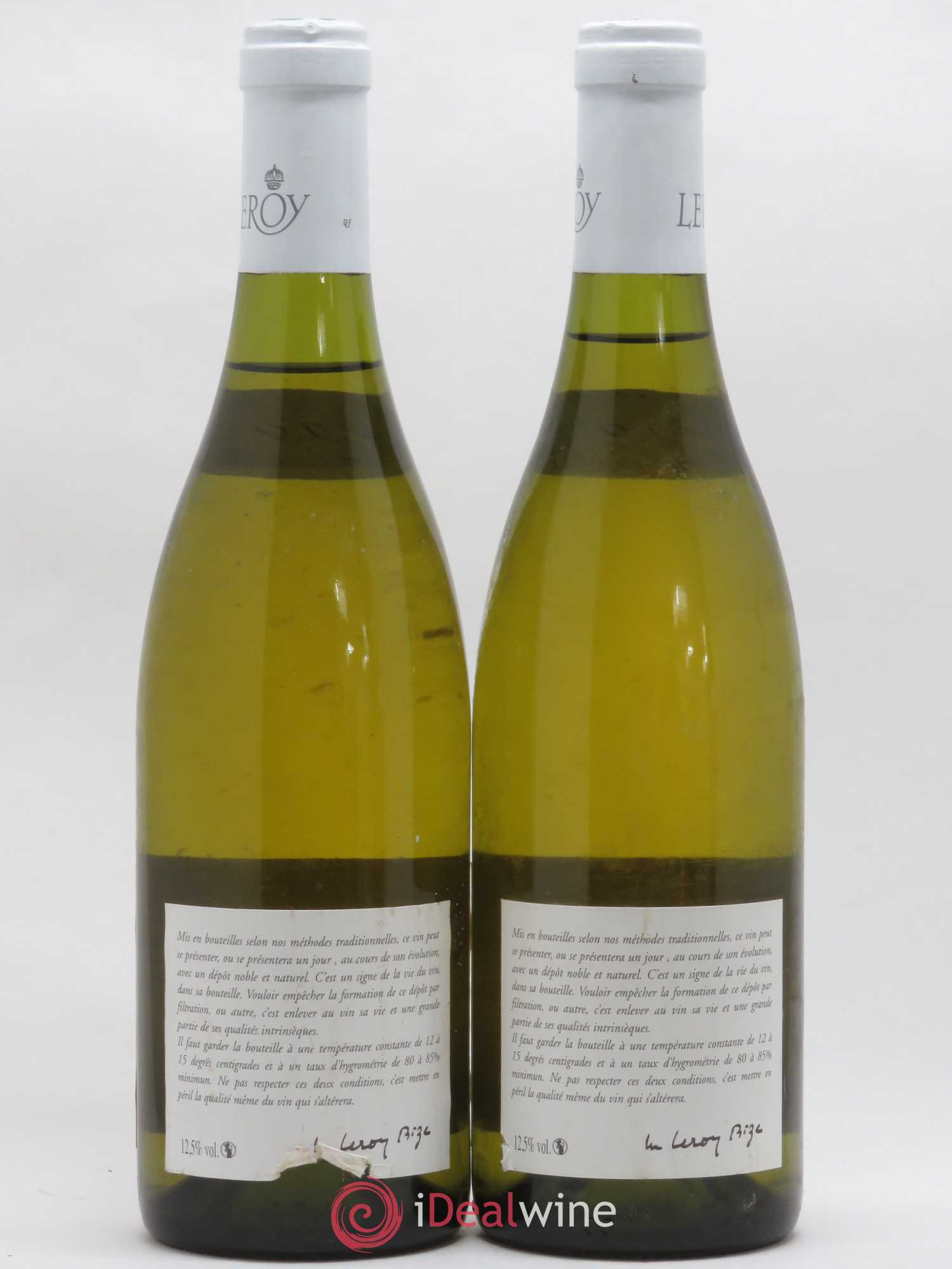Bourgogne Leroy SA 1999 - Lot de 2 bouteilles - 1