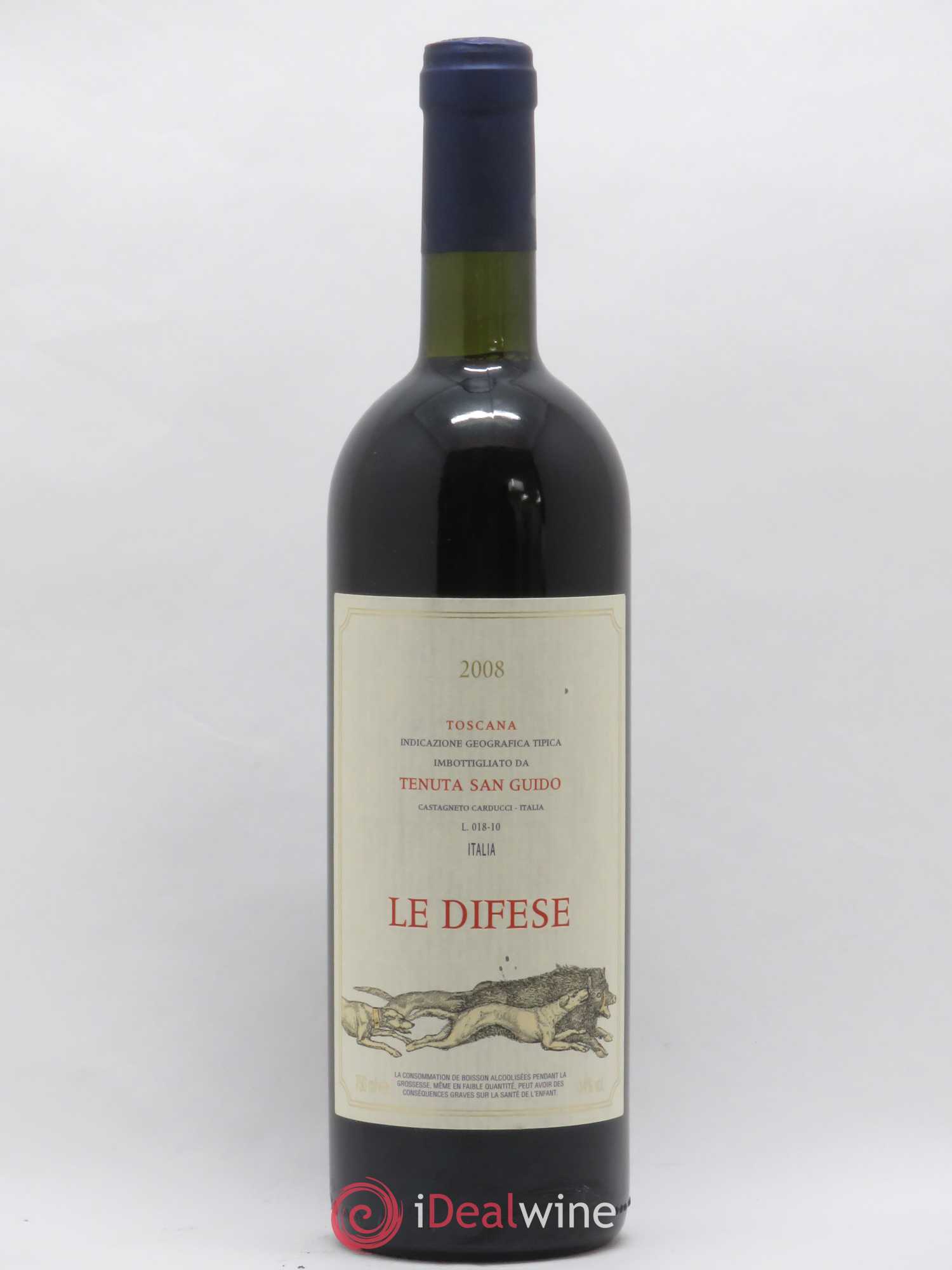 Toscana IGT Le Difese Tenuta San Guido 2008 - Lot de 1 bouteille - 0
