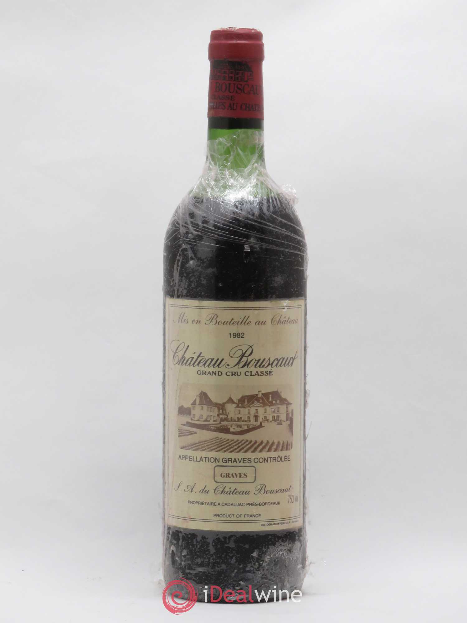 Château Bouscaut Cru Classé de Graves 1982 - Lot de 1 bouteille - 0