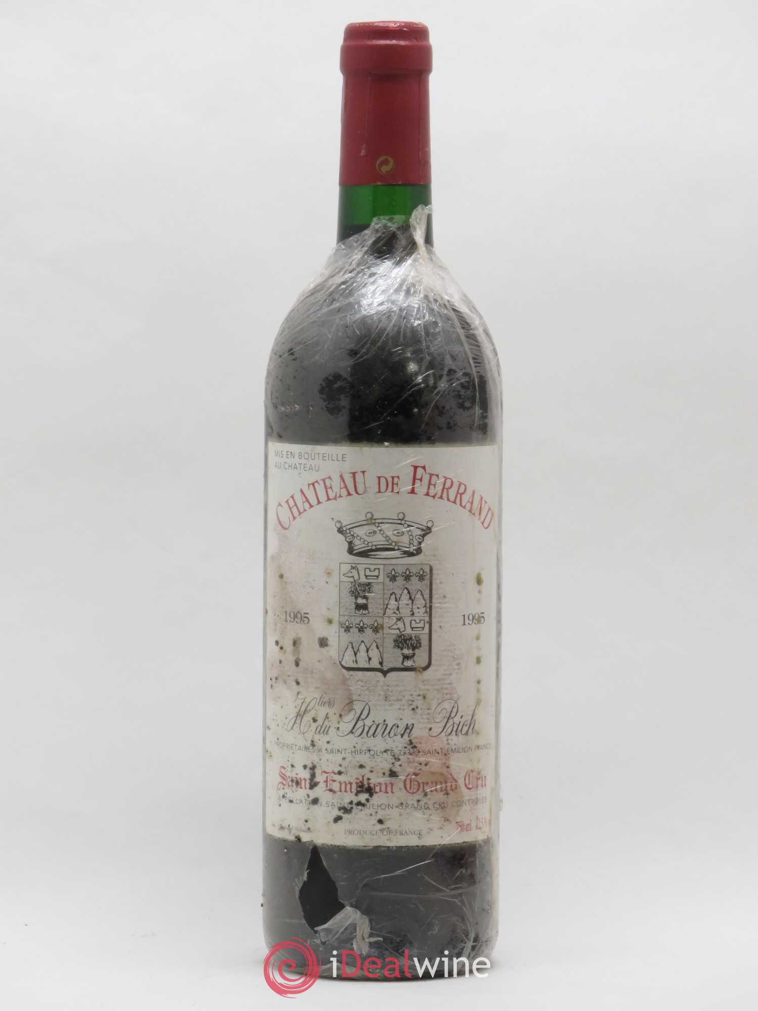 Château de Ferrand Grand Cru Classé 1995 - Lot de 1 bouteille - 0