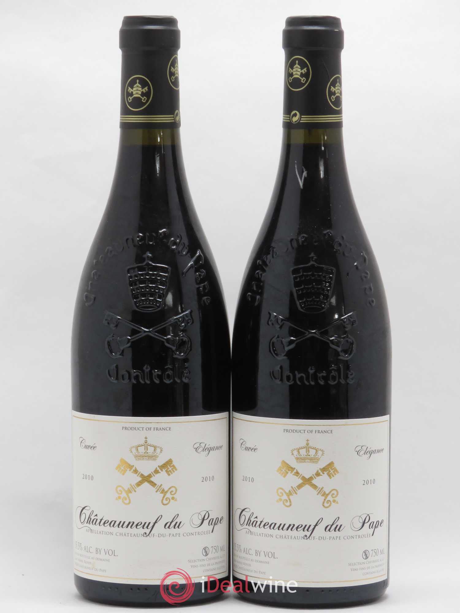 Châteauneuf-du-Pape Elegance Domaine Royer 2010 - Posten von 2 Flaschen - 0