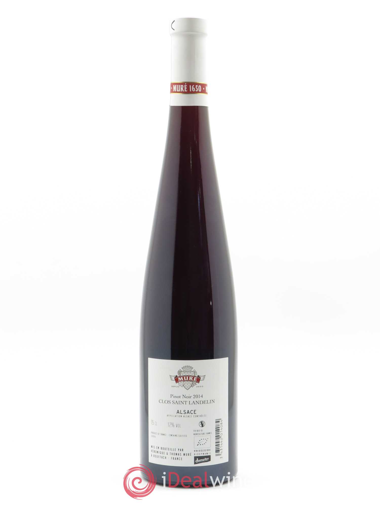 Pinot Noir Clos Saint Landelin Véronique & Thomas Muré 2014 - Lot of 1 bottle - 1