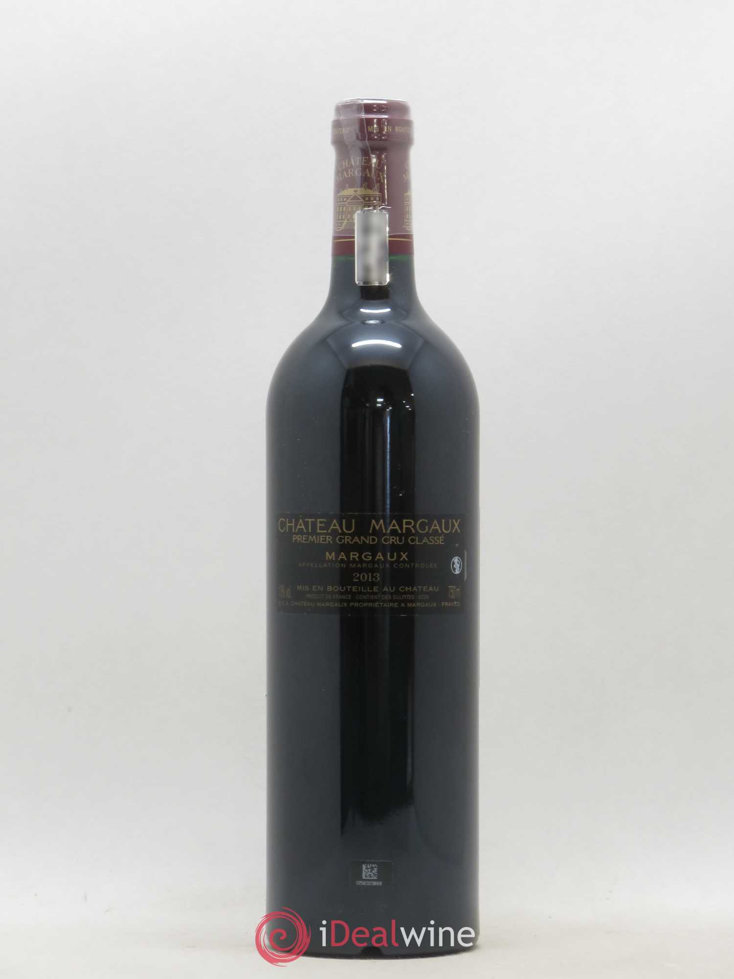 Château Margaux 1er Grand Cru Classé 2013 - Lot de 1 bouteille - 1
