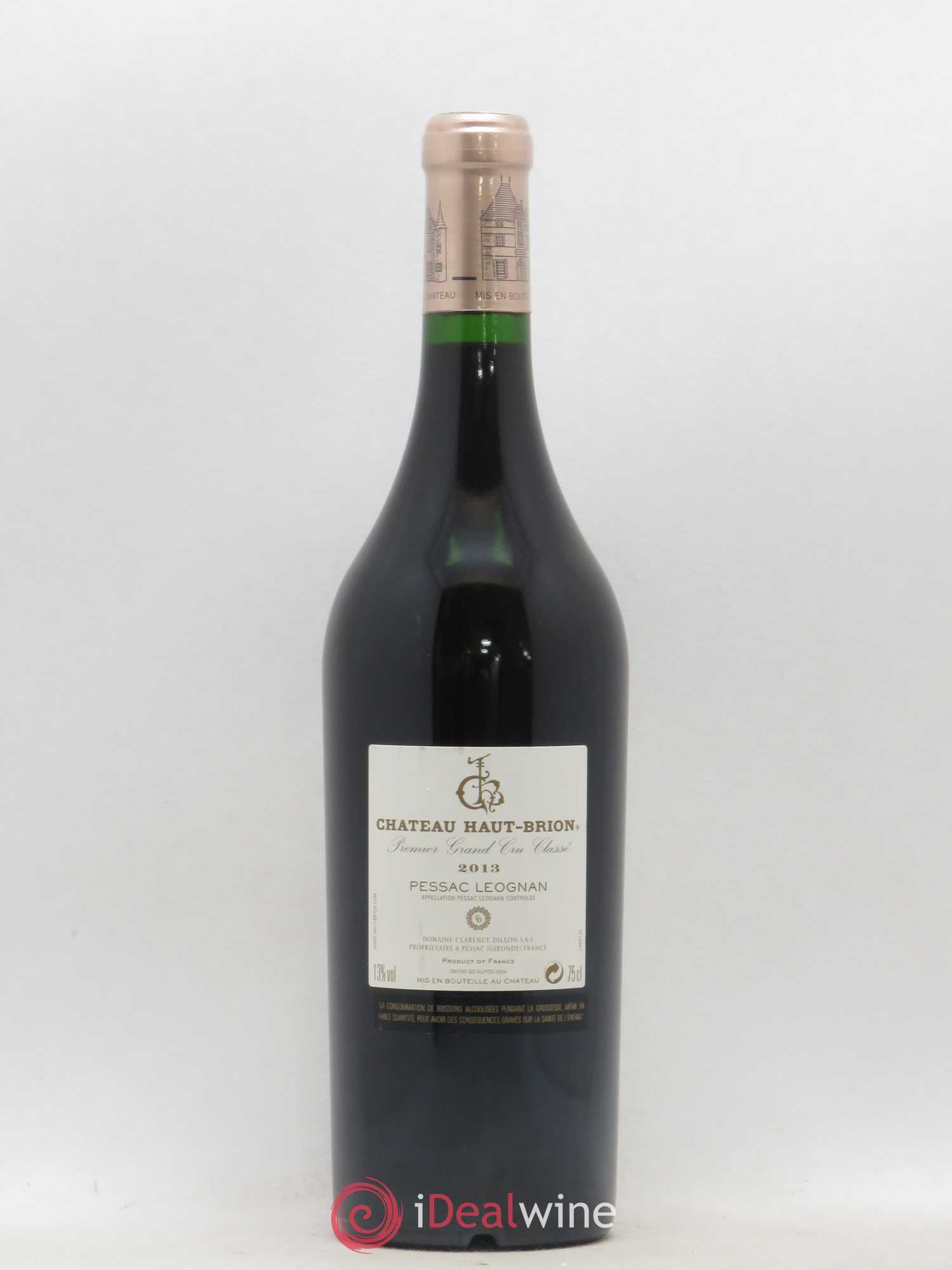 Château Haut Brion 1er Grand Cru Classé 2013 - Lot de 1 bouteille - 1