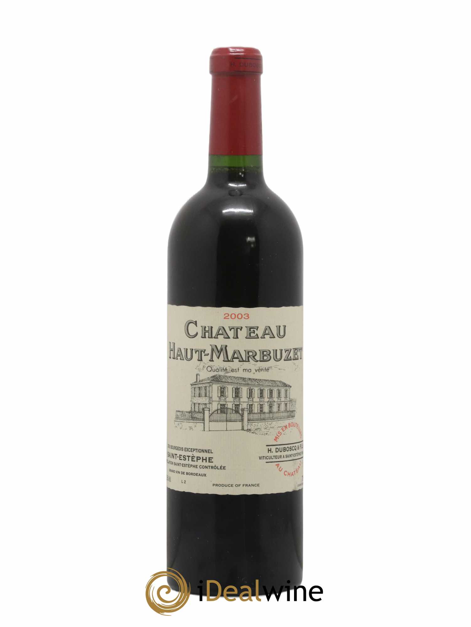Château Haut Marbuzet 2003 - Lot de 1 bouteille - 0