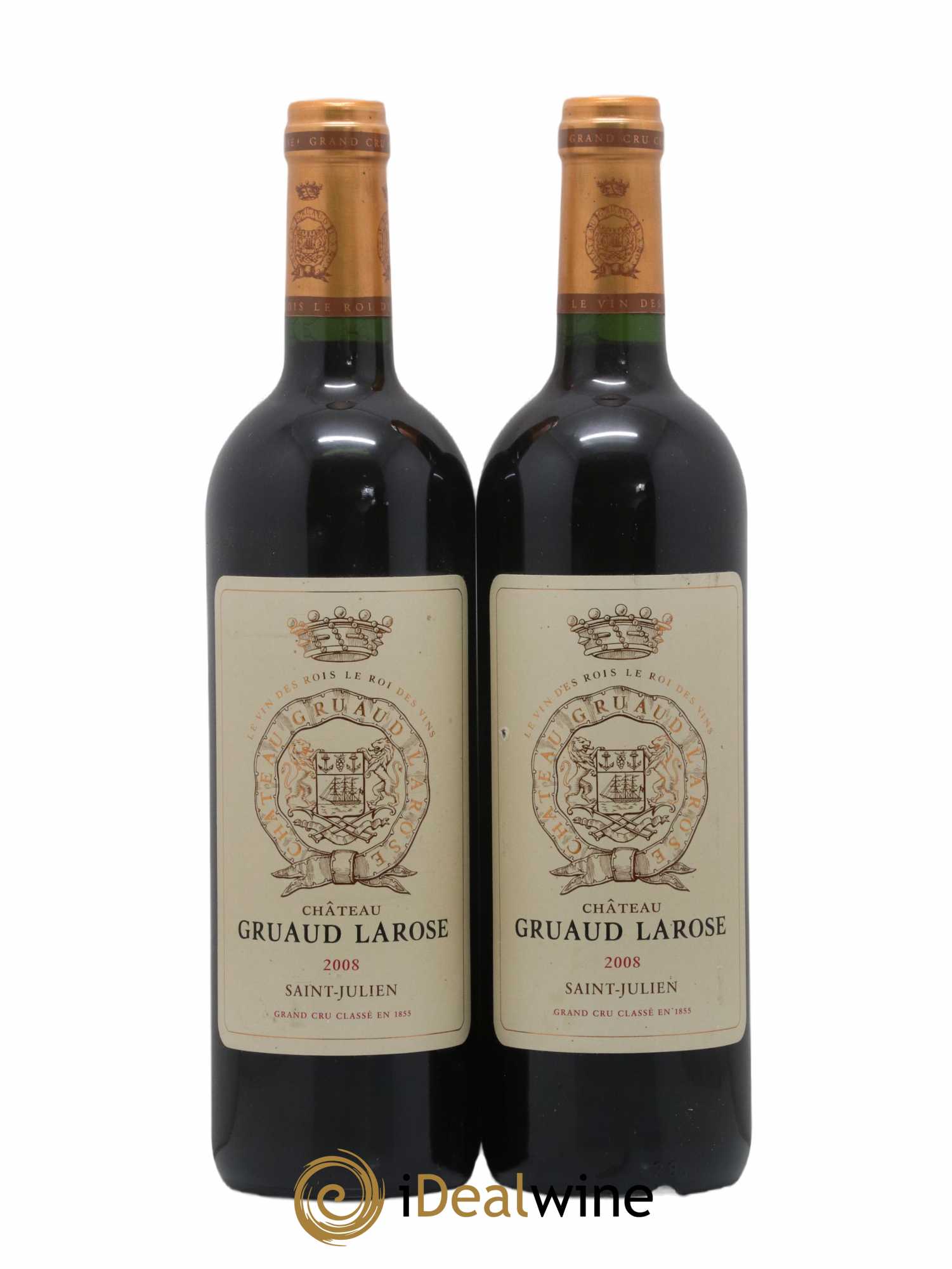 Château Gruaud Larose 2ème Grand Cru Classé 2008 - Lot de 2 bouteilles - 0