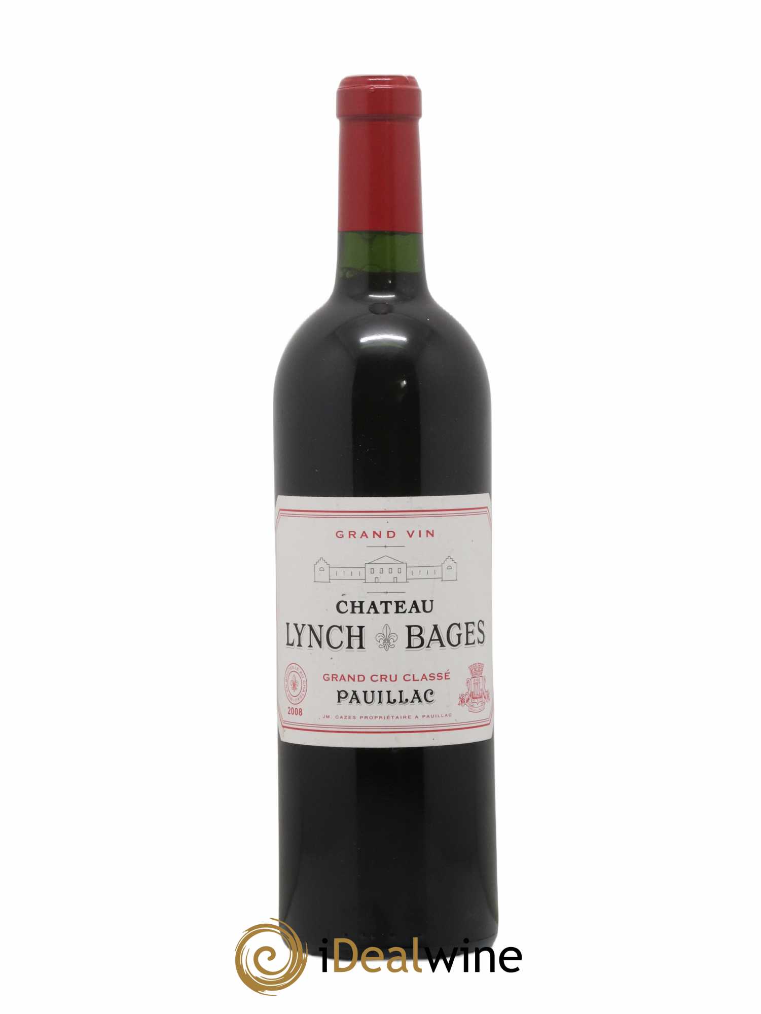 Château Lynch Bages 5ème Grand Cru Classé 2008 - Lot de 1 bouteille - 0