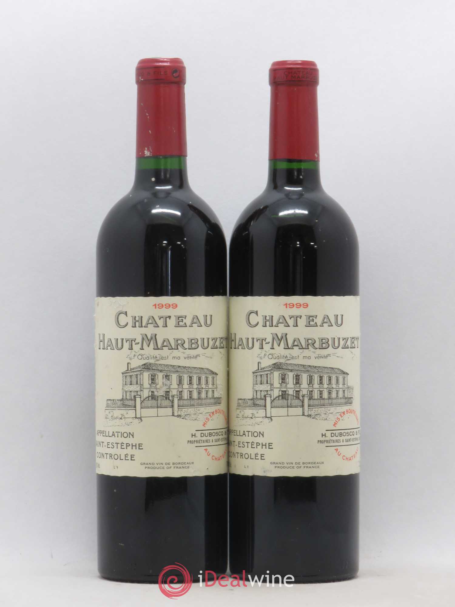 Château Haut Marbuzet 1999 - Lot de 2 bouteilles - 0