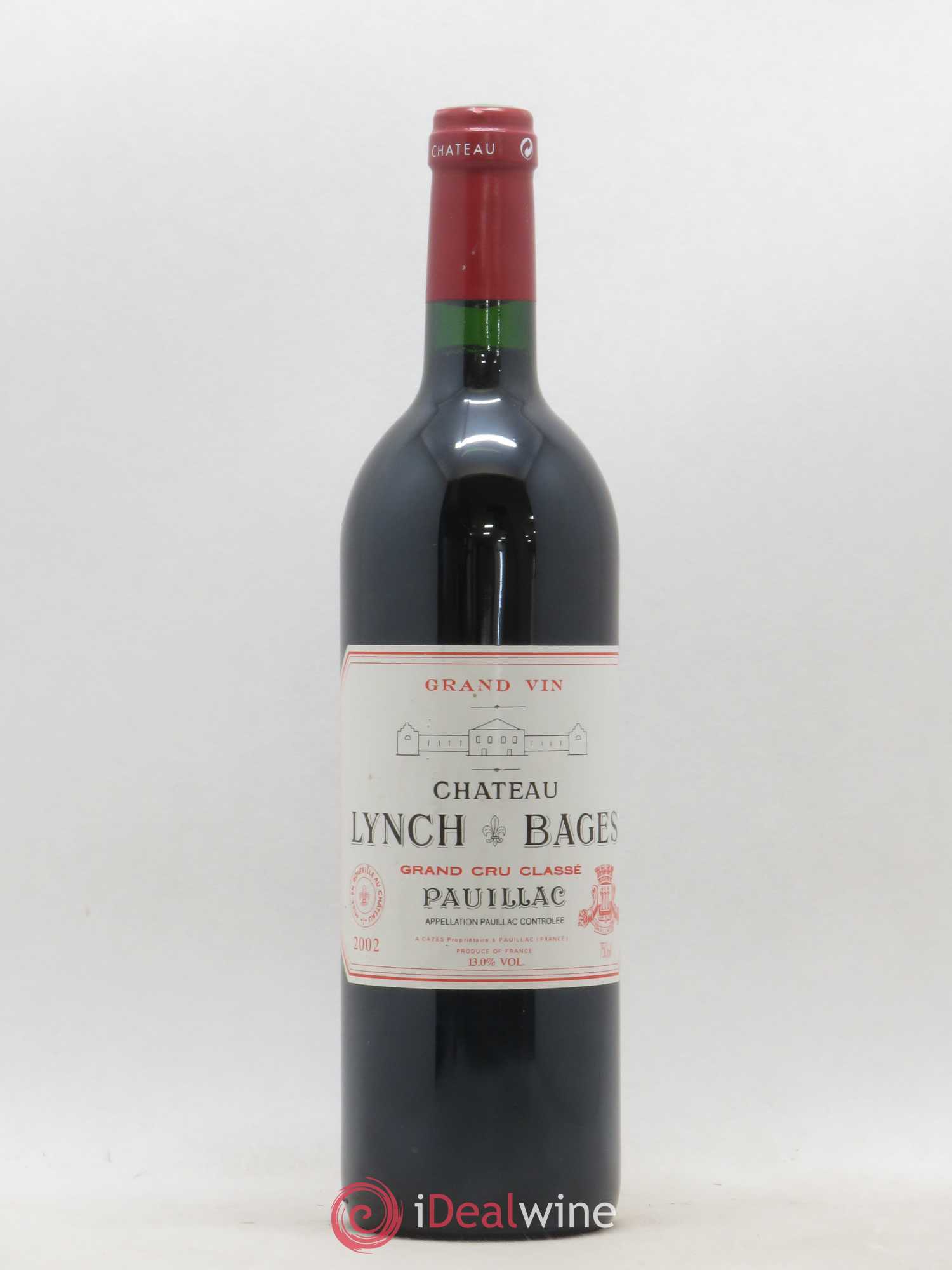 Château Lynch Bages 5ème Grand Cru Classé 2002 - Lot de 1 bouteille - 0