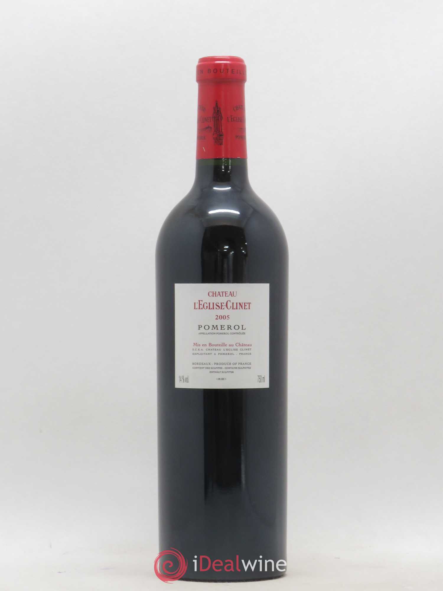 Château l' Église Clinet 2005 - Lot de 1 bouteille - 1
