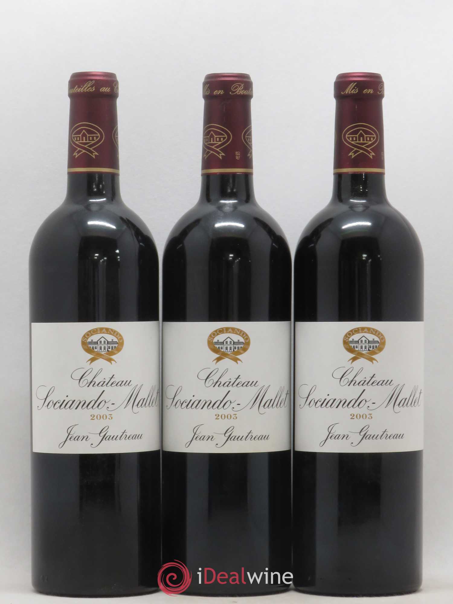 Château Sociando Mallet 2003 - Lot de 12 bouteilles - 3
