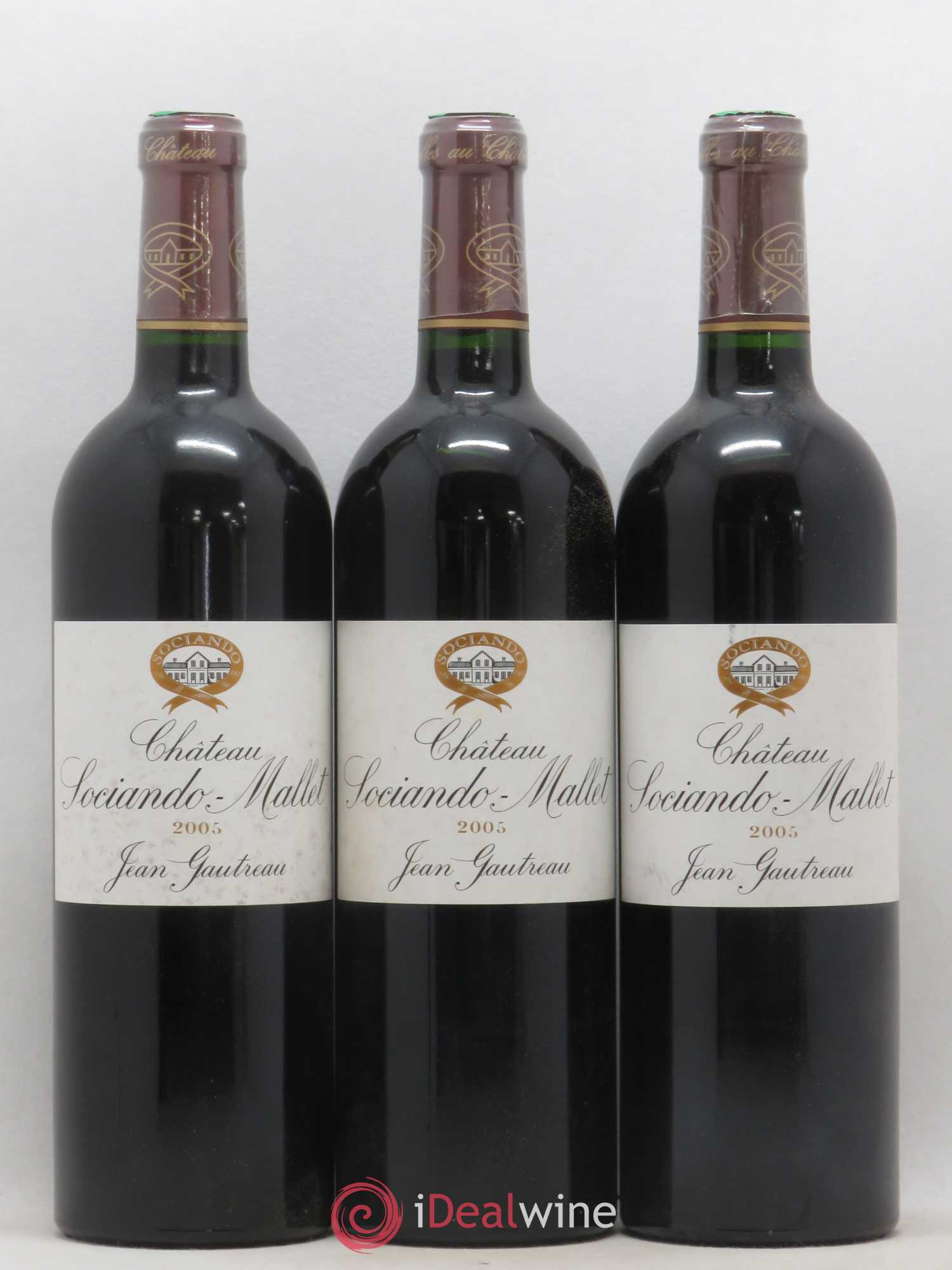 Château Sociando Mallet 2005 - Lot de 12 bouteilles - 1