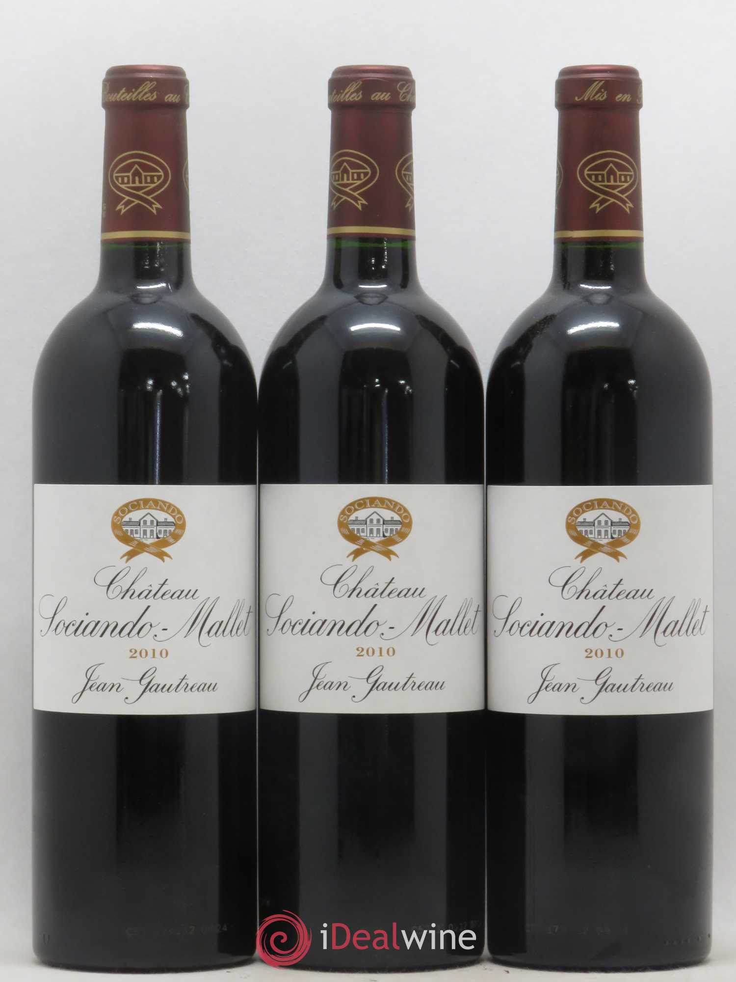 Château Sociando Mallet 2010 - Lot de 6 bouteilles - 1