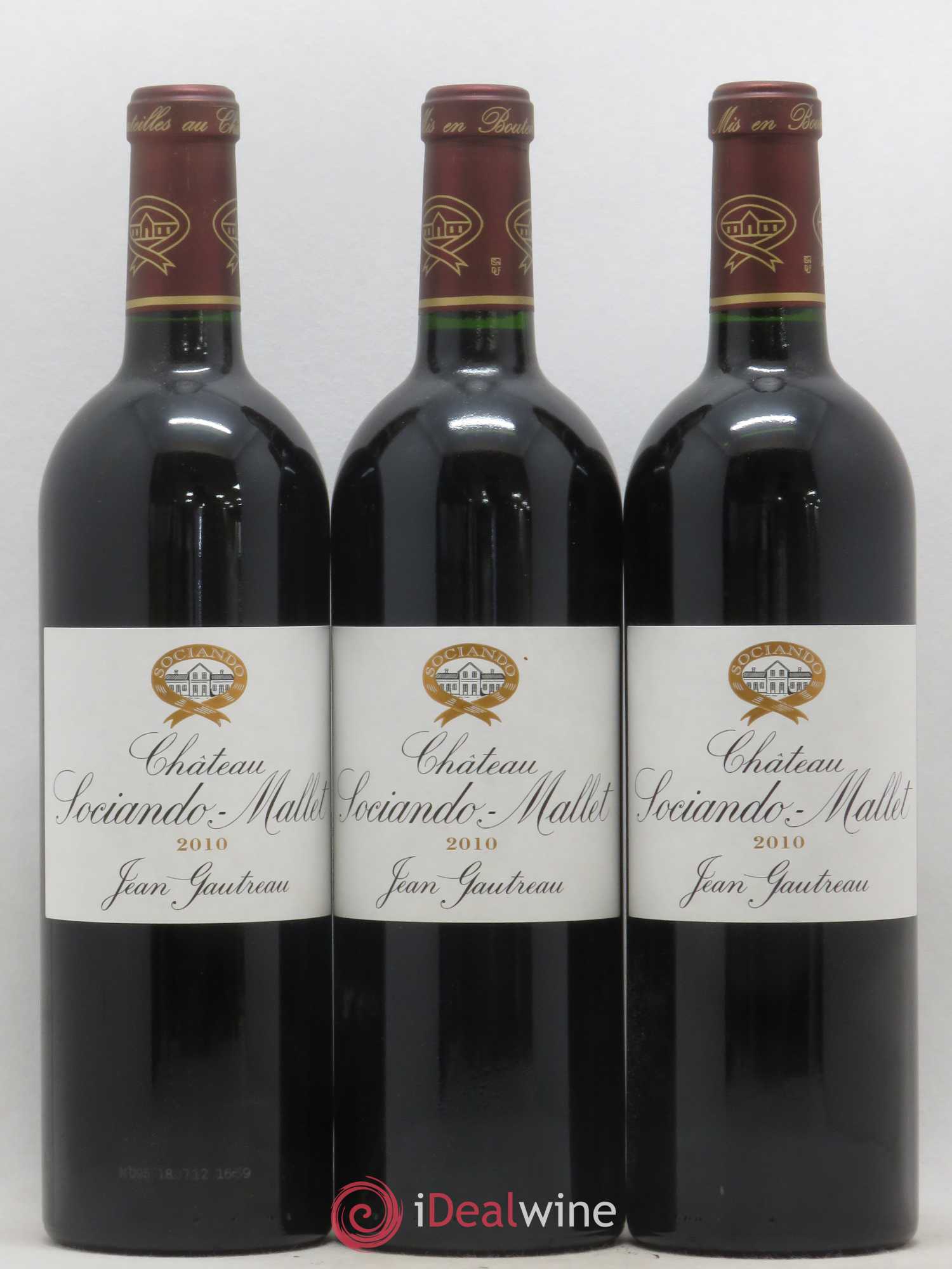 Château Sociando Mallet 2010 - Lot de 6 bouteilles - 2
