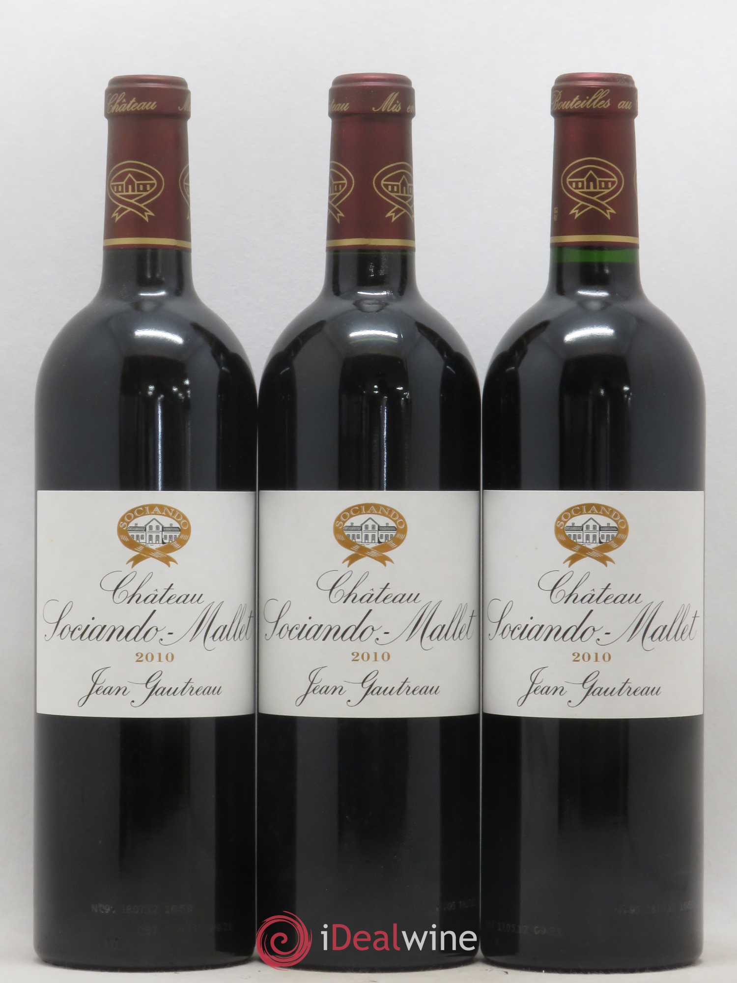 Château Sociando Mallet 2010 - Lot de 6 bouteilles - 2
