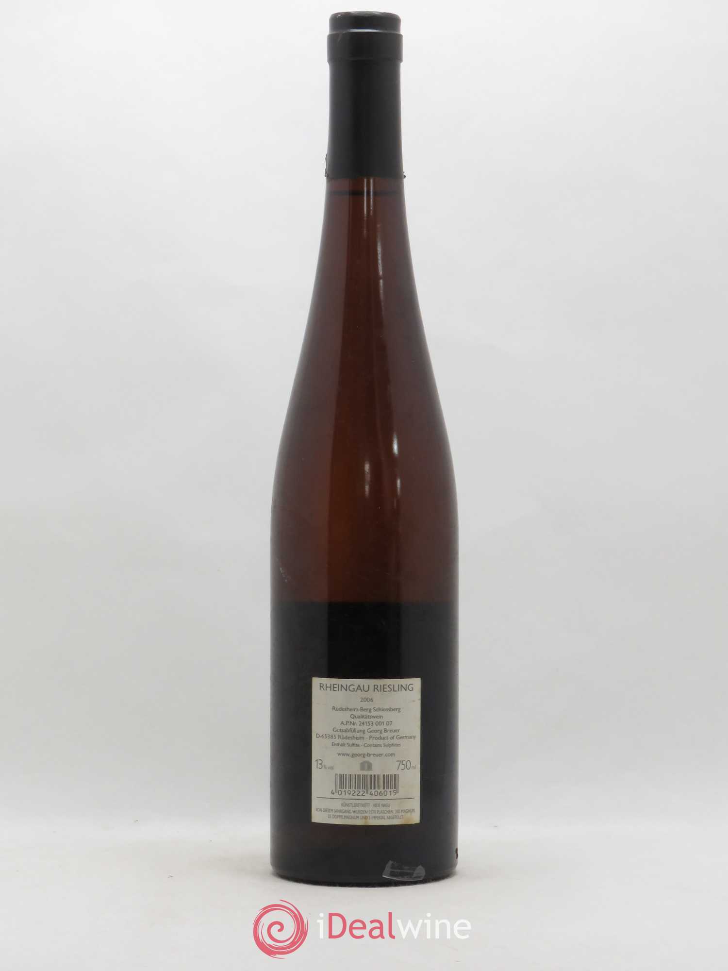 Riesling Rüdesheim Berg Schlossberg Georg Breuer 2006 - Lot de 1 bouteille - 1