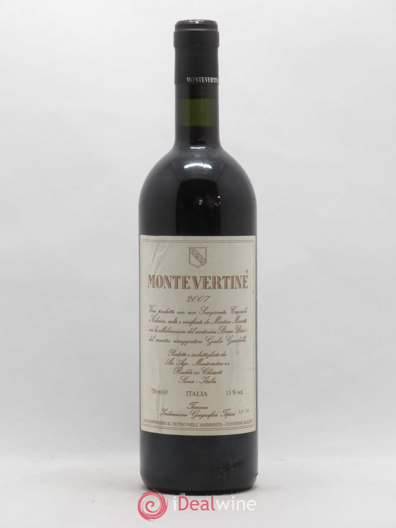Toscana IGT Montevertine Famille Manetti 2007 - Lot de 1 bouteille - 0