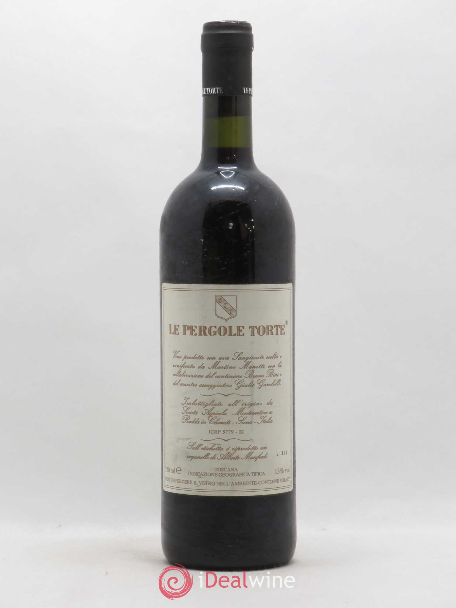 Toscana IGT Montevertine Le Pergole Torte Famille Manetti 2008 - Lot de 1 bouteille - 1