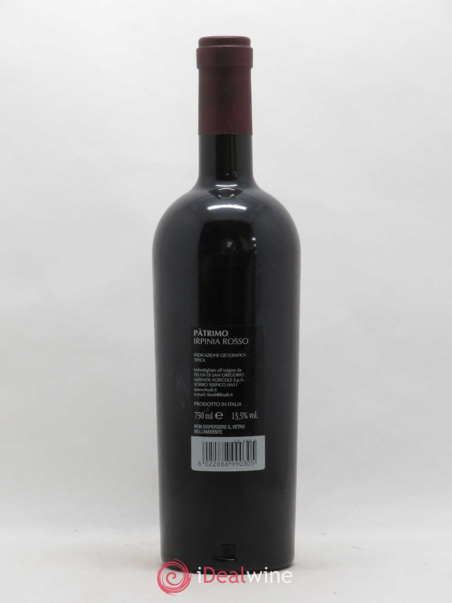 Italie IGT Patrimo Irpinia Rosso Feudi di San Gregorio 2000 - Posten von 1 Flasche - 1