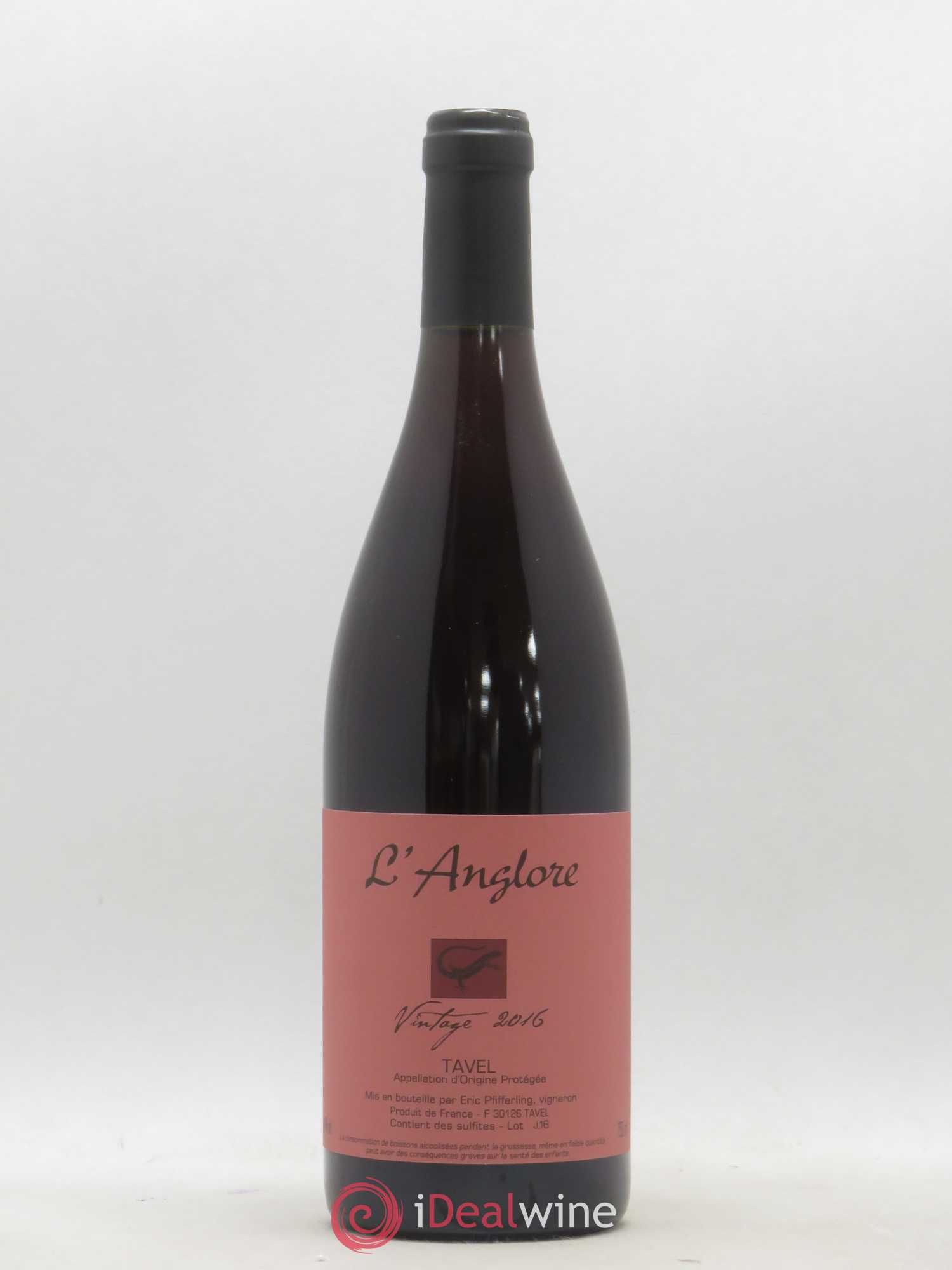 Tavel Vintage L'Anglore 2016 - Lot de 1 bouteille - 0