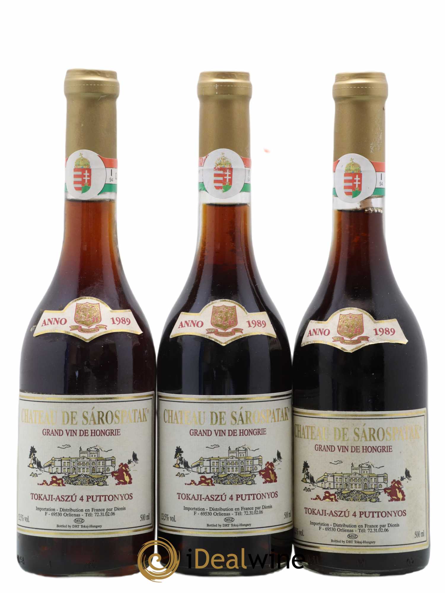 Tokaji 1989 - Lotto di 3 bottiglie - 0