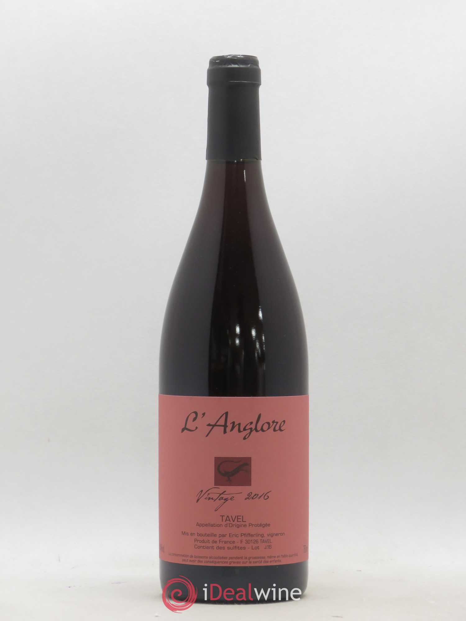 Tavel Vintage L'Anglore 2016 - Lot de 1 bouteille - 0