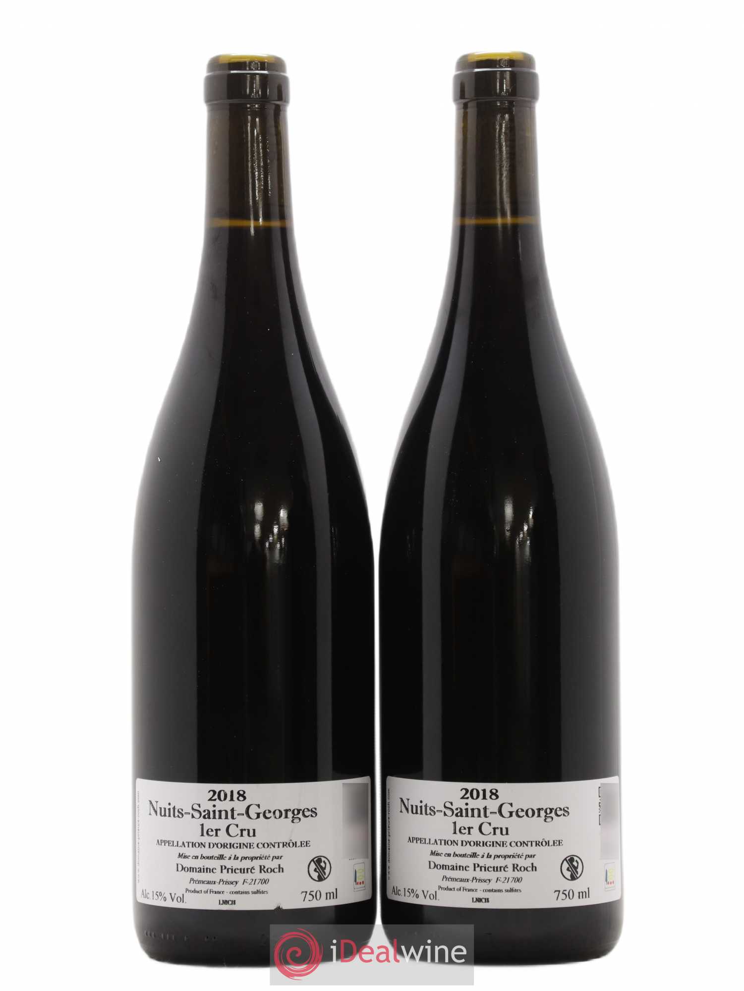 Nuits-Saint-Georges 1er Cru Prieuré Roch 2018 - Lot de 2 bouteilles - 1