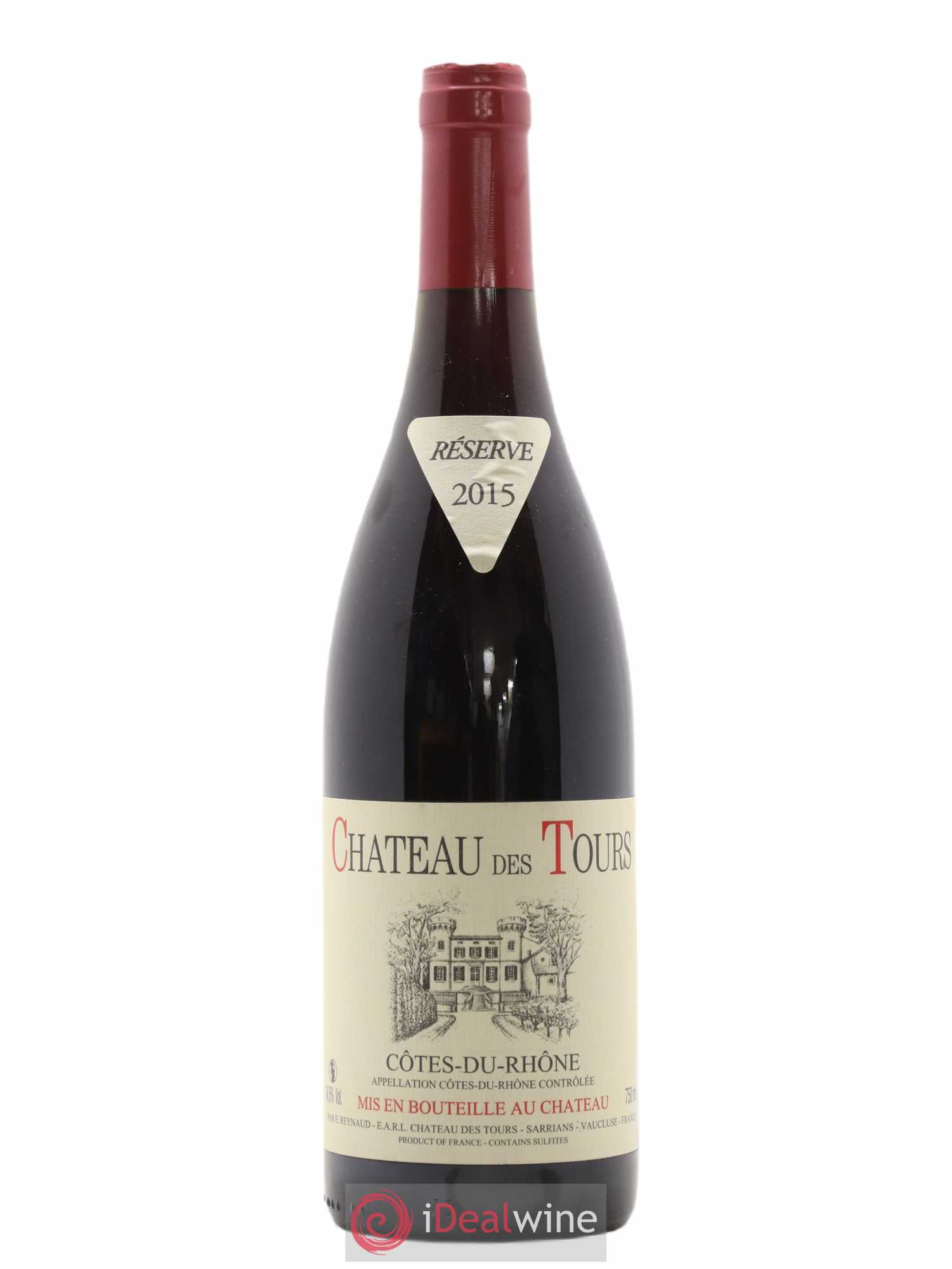 Côtes-du-Rhône Château des Tours Emmanuel Reynaud 2015 - Lot de 1 bouteille - 0